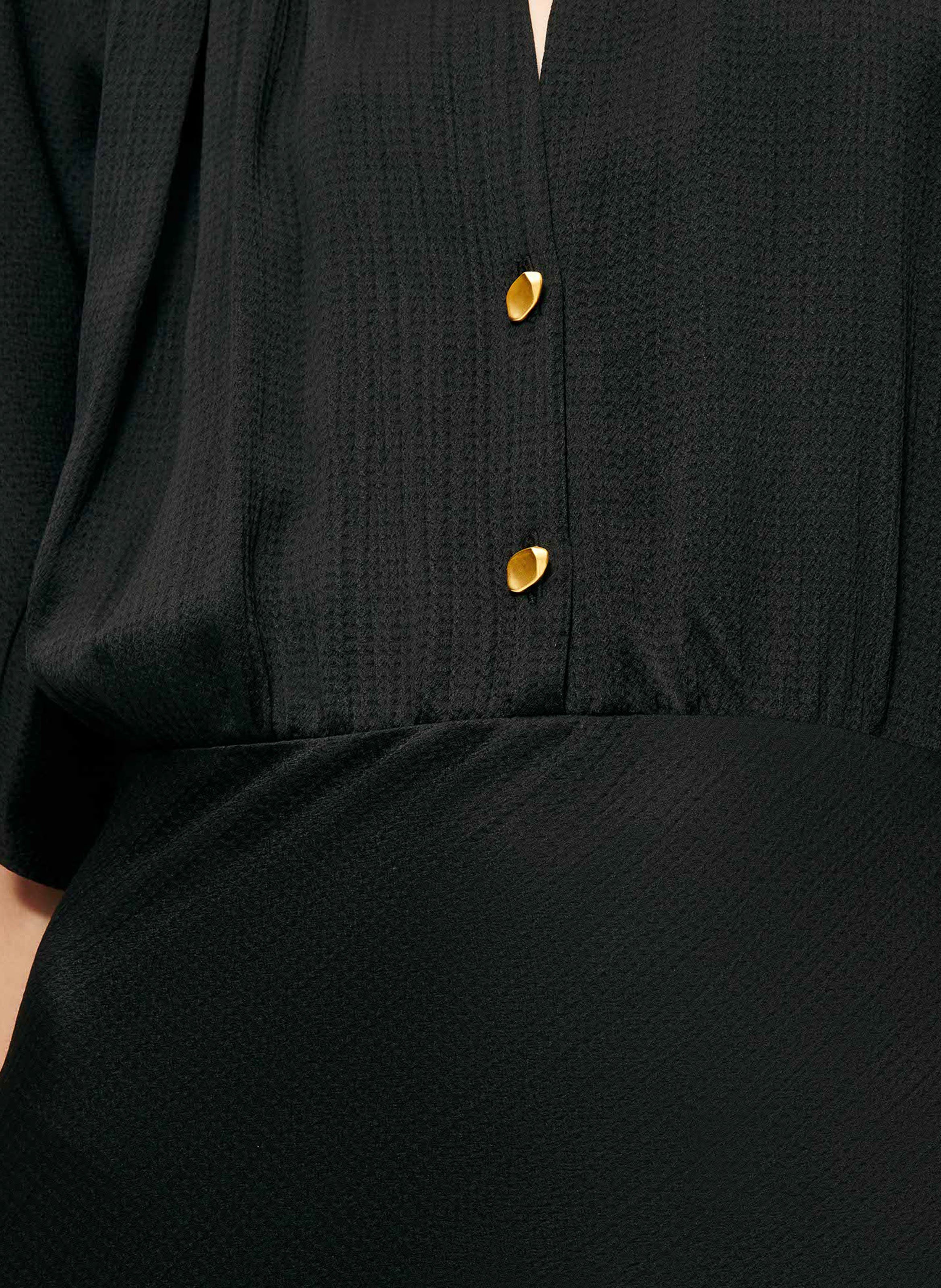 Robe longue col rond  SESSUN Noir