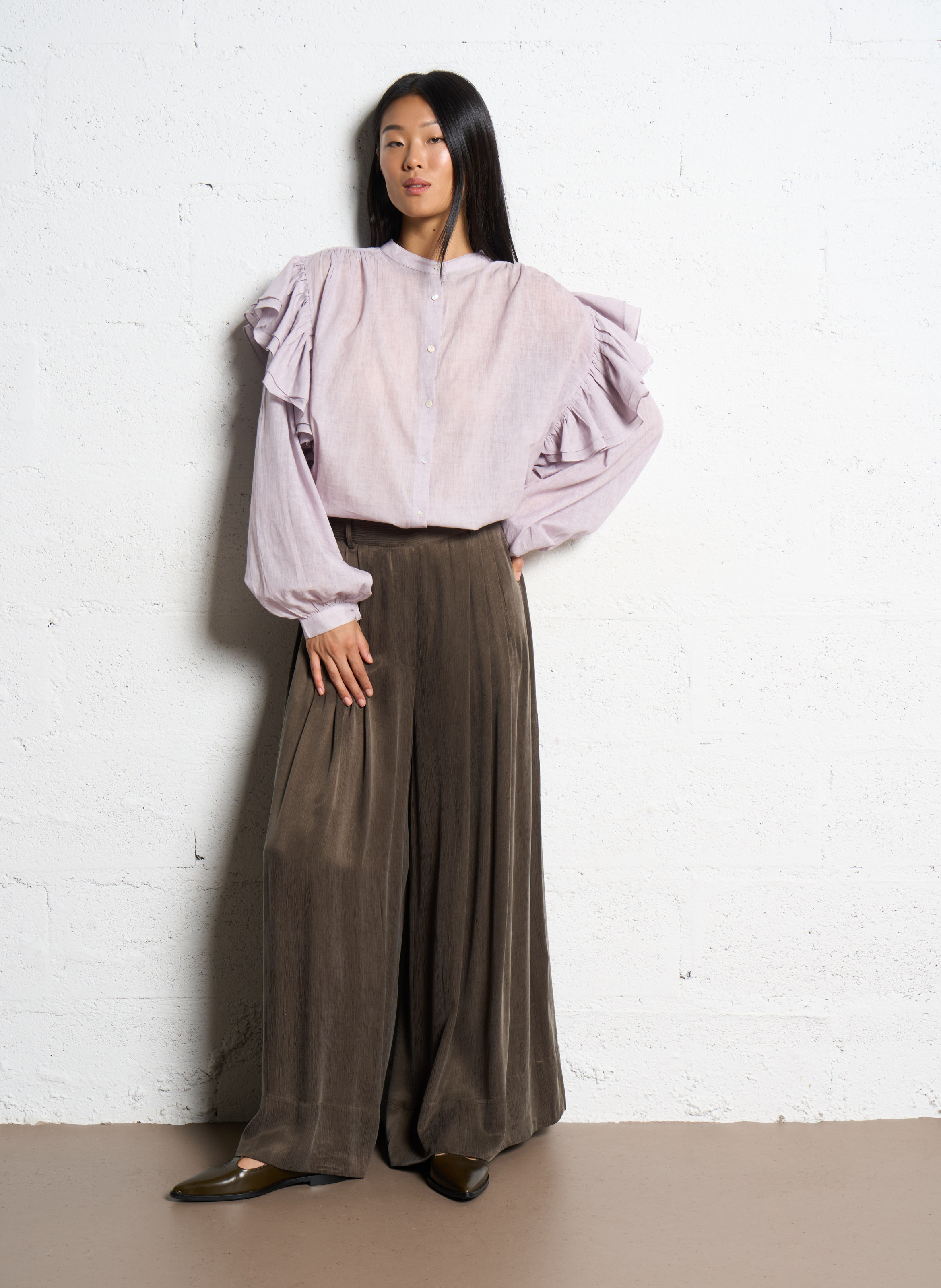 Wide trousers MES DEMOISELLES Black