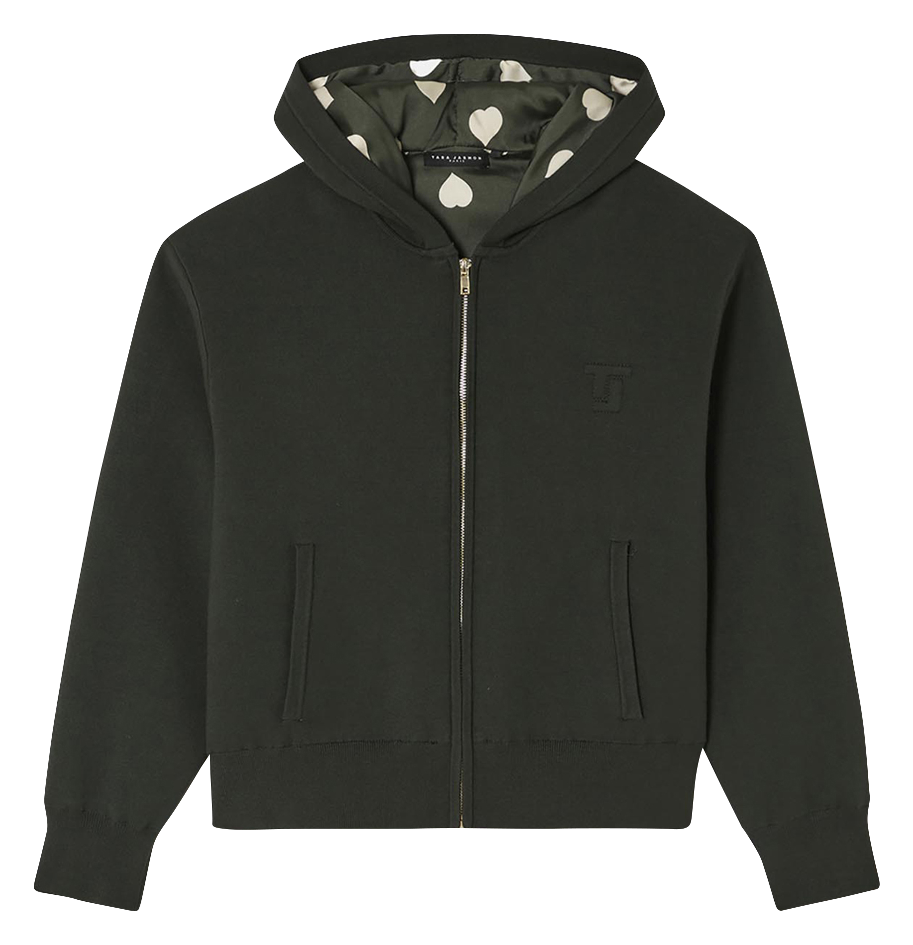 Hooded cardigan  TARA JARMON Green