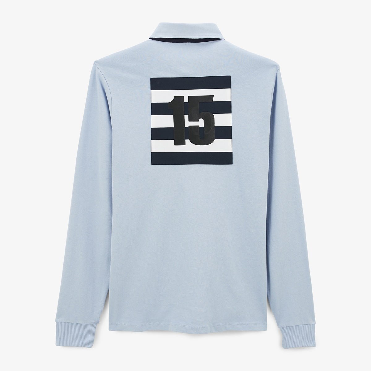 Long-sleeved rugby polo SERGE BLANCO Blue