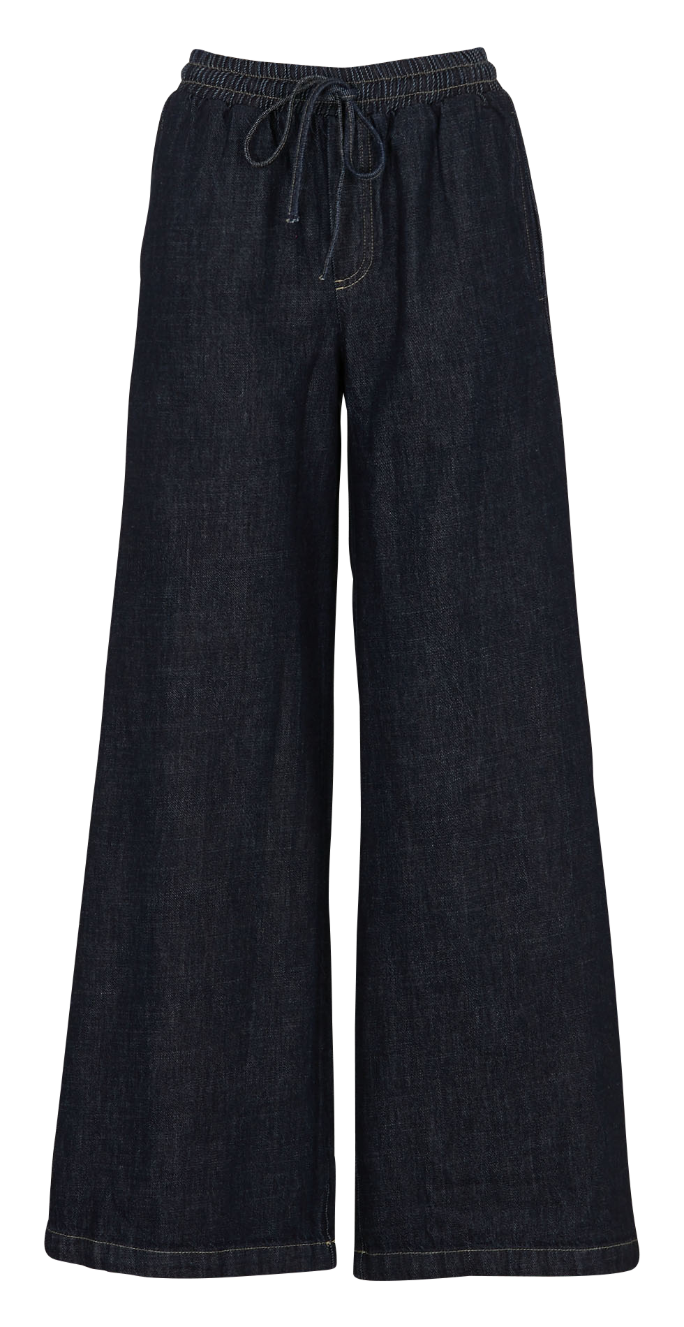 Pantalon large en denim de coton HUMILITY Bleu