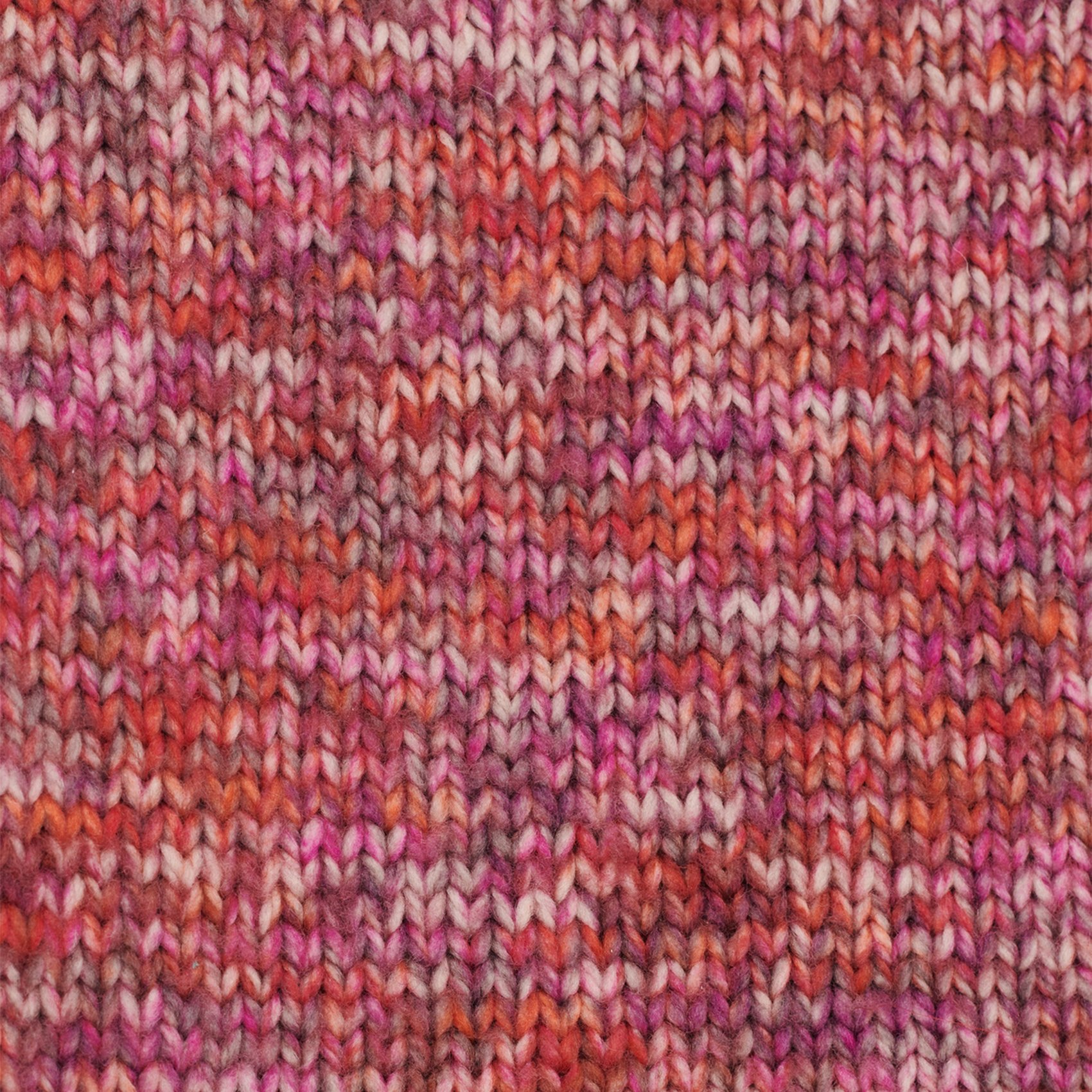 Thick heathered wool scarf PABLO Red