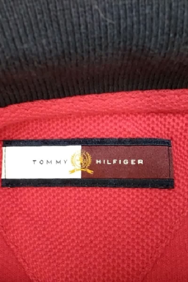 Polo shirt TOMMY HILFIGER - SECONDE MAIN Red