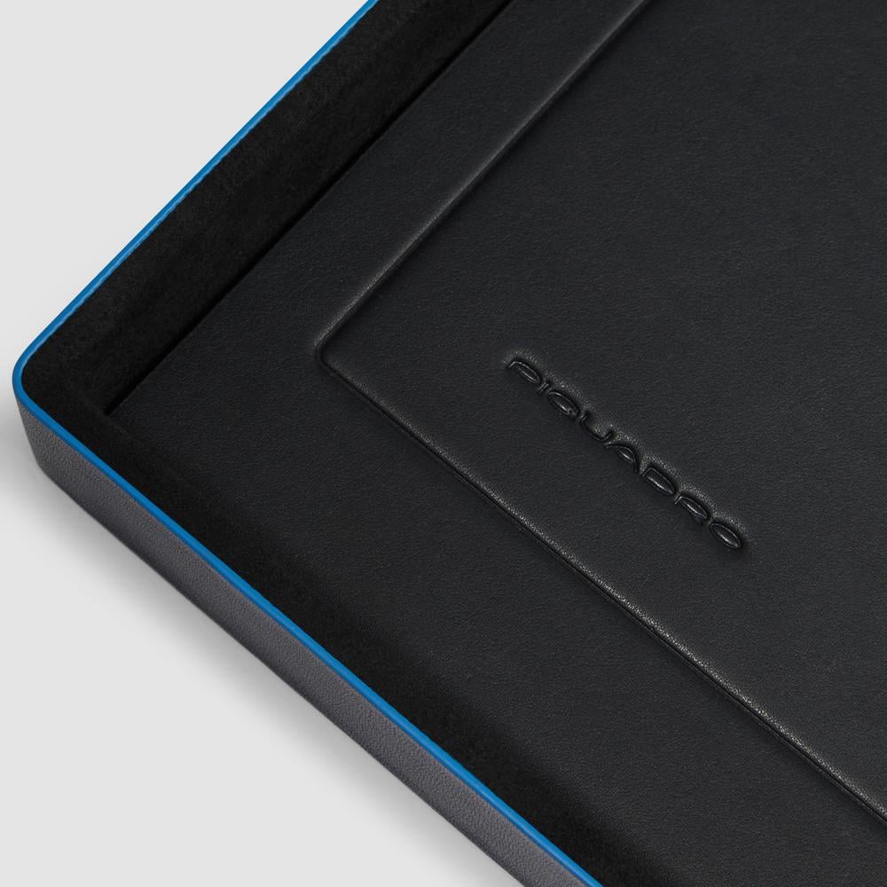 Leather catchall PIQUADRO Black