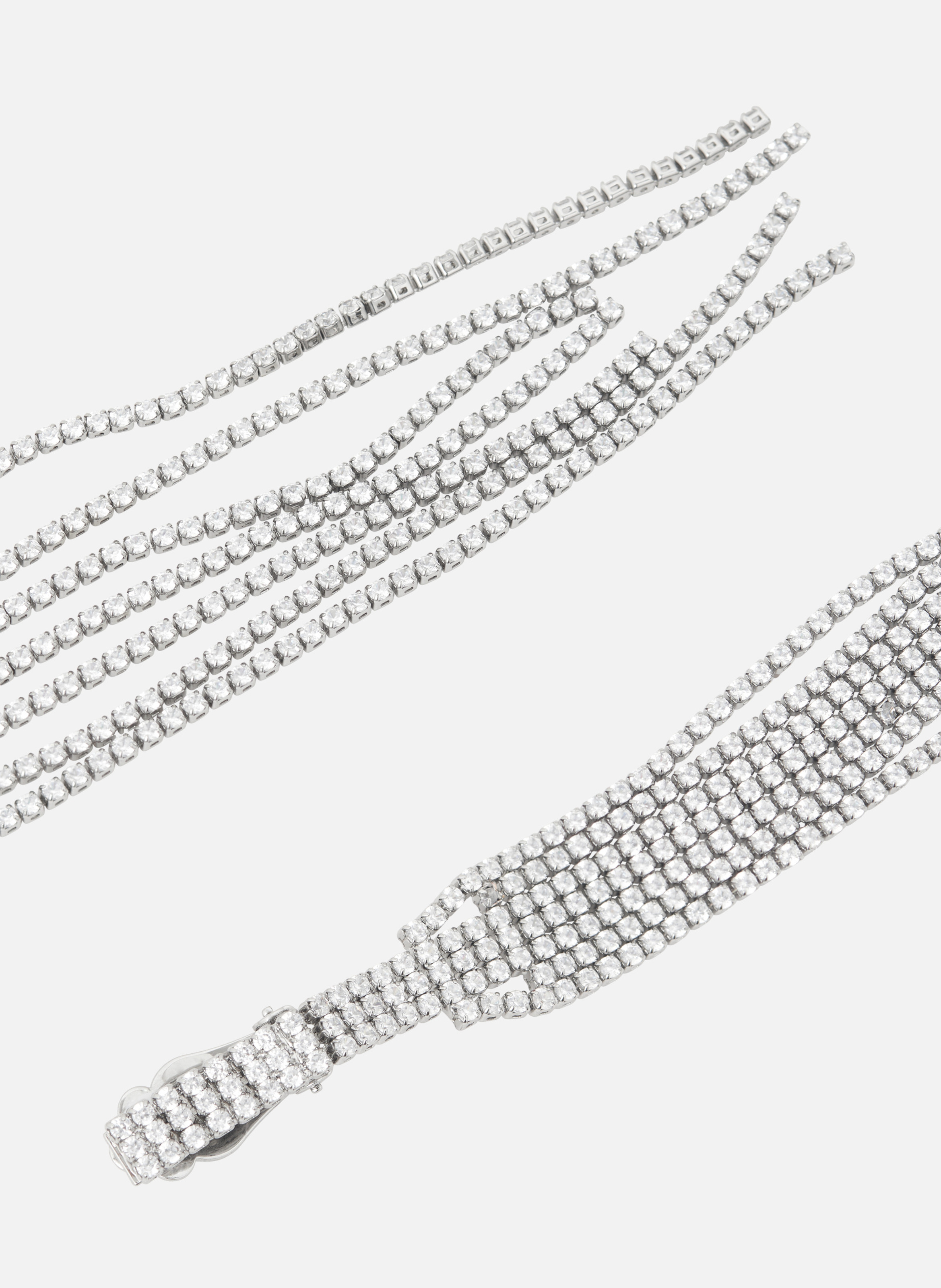 Long clip-on earrings THE KOOPLES Silver