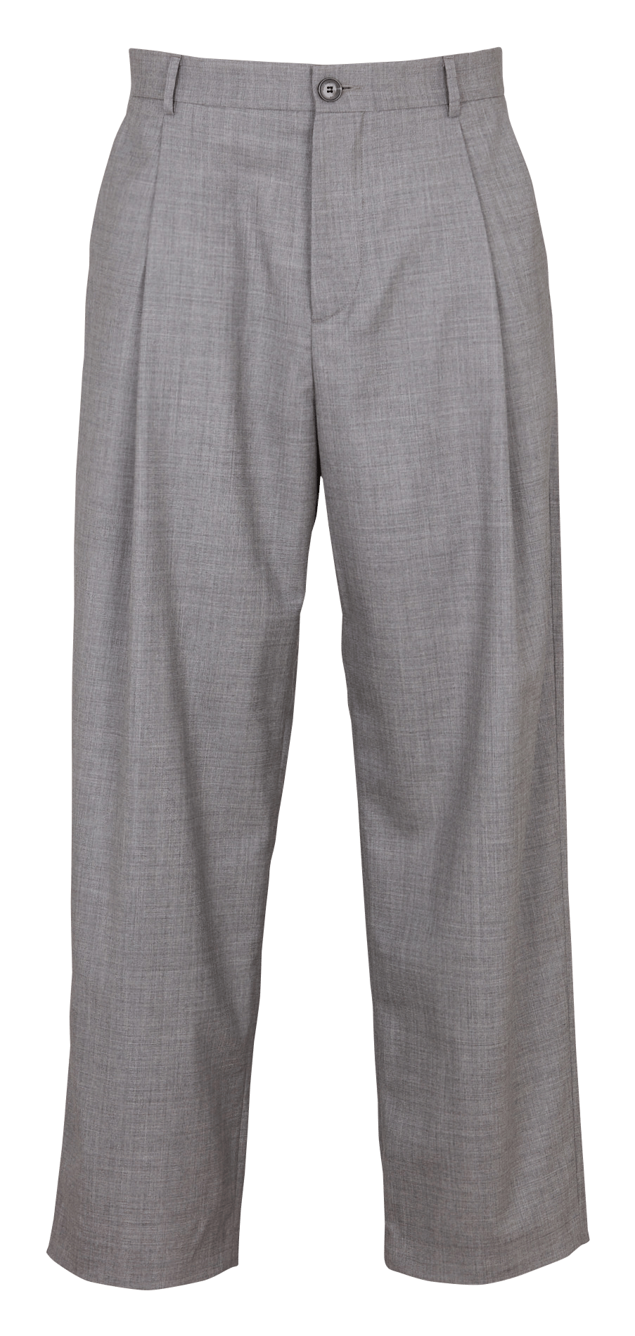 Bandol straight woollen trousers IKKS Grey