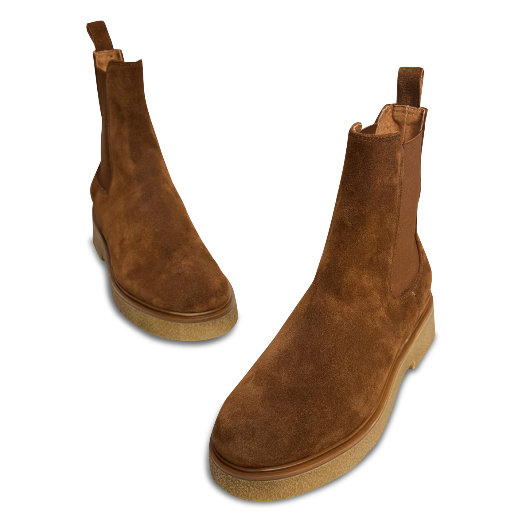 Suede Chelsea boots JONAK Brown