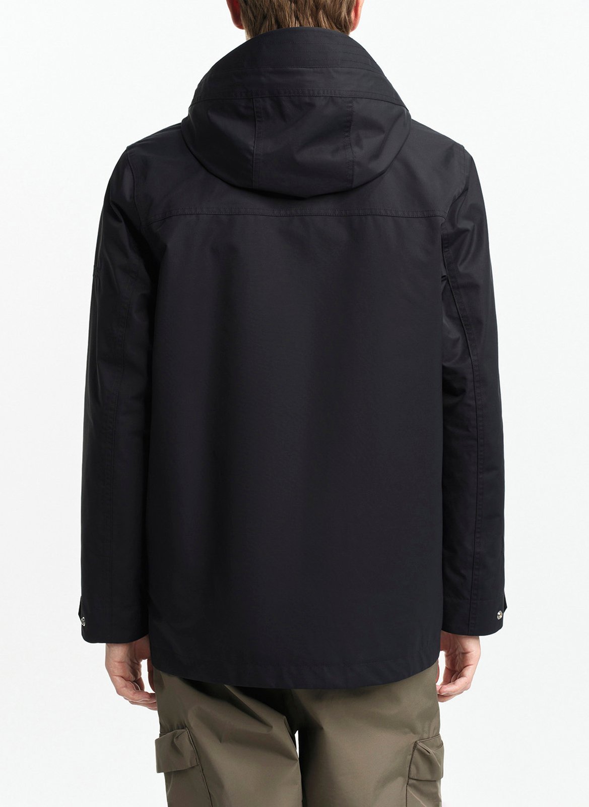 Parka col montant  AIGLE Noir