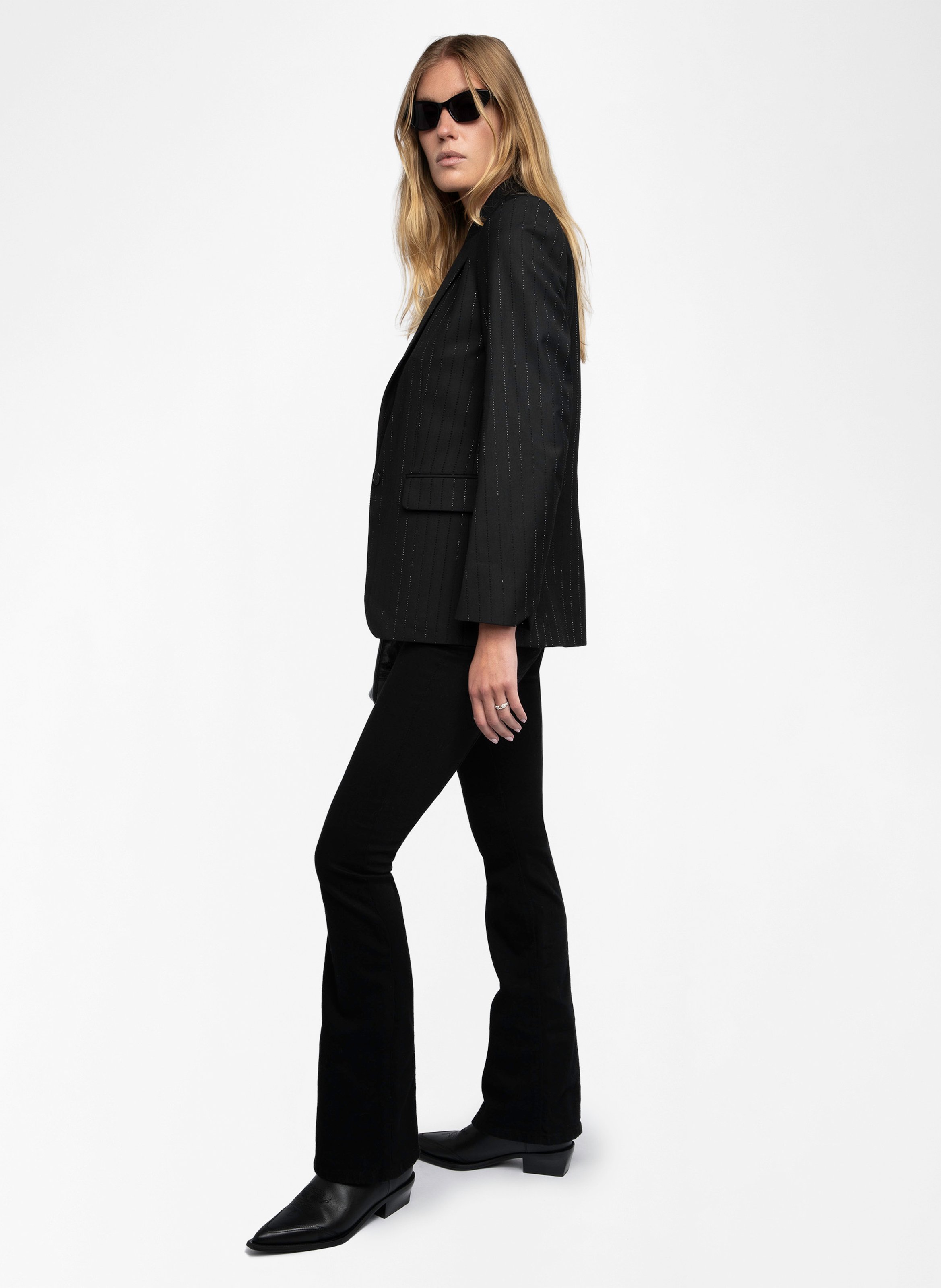 Gerader Blazer mit Strass ZADIG&VOLTAIRE Schwarz