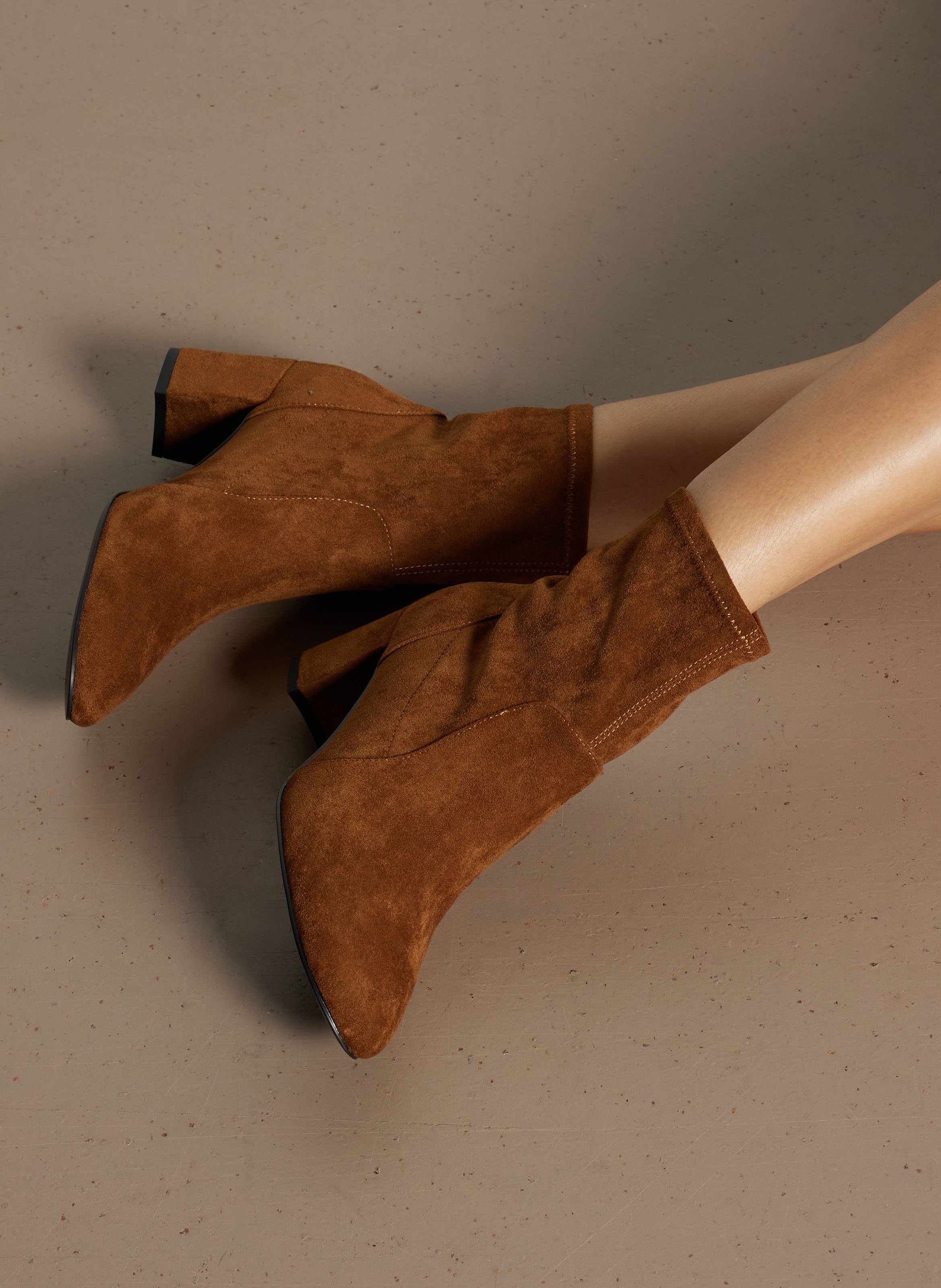 Bottines en cuir BIBI LOU Marron