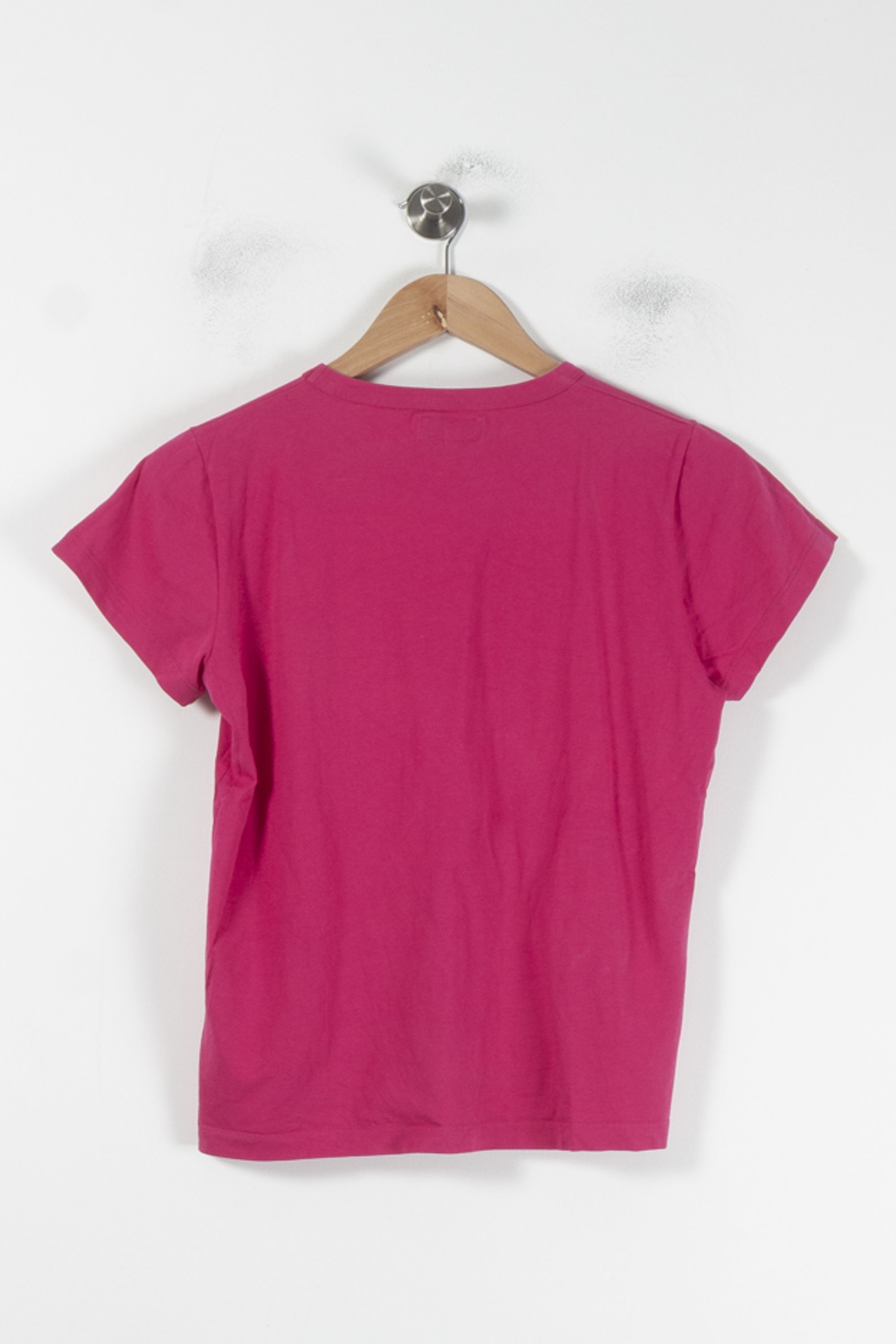 Tommy Badge T-shirt AGNES B. - Seconde Main Pink