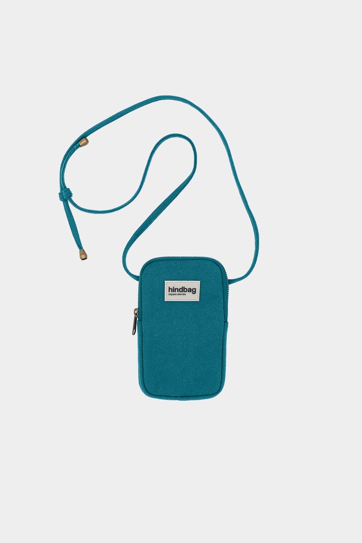 Cotton phone pouch HINDBAG Blue