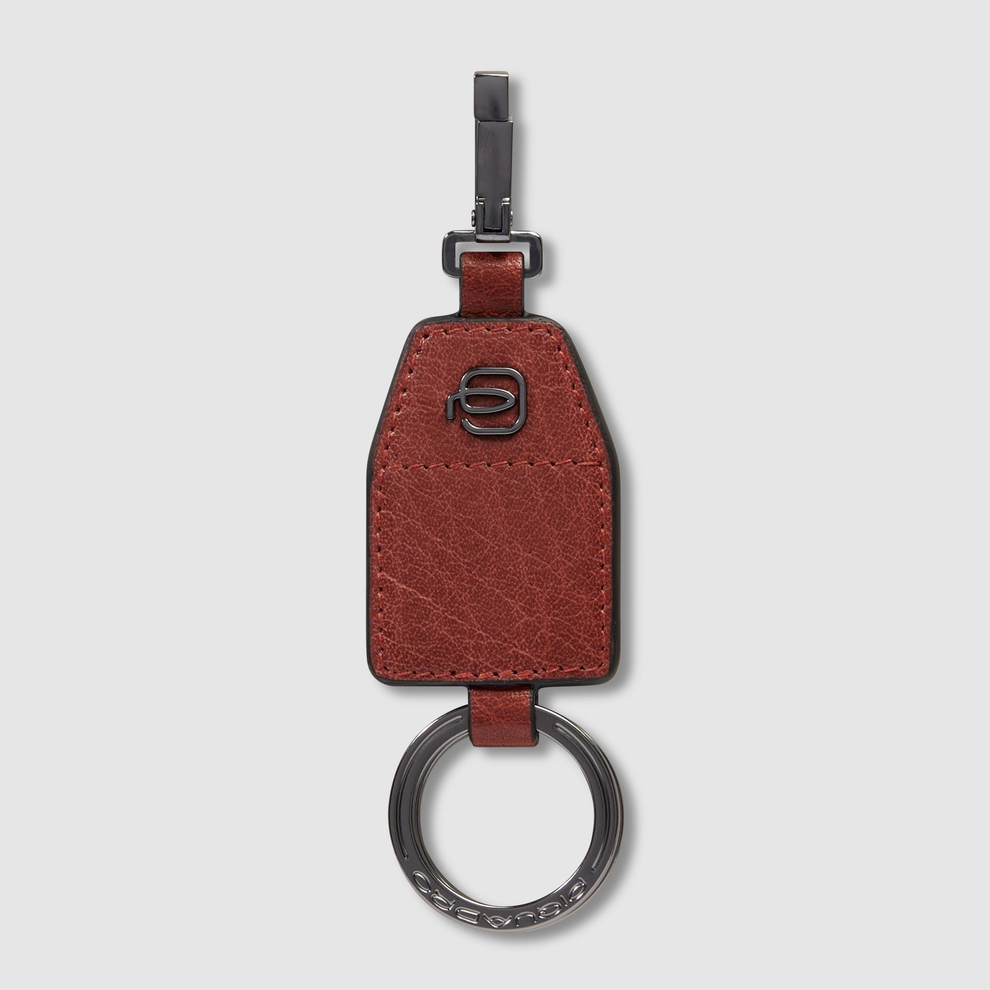 Divisible leather keychain PIQUADRO Red