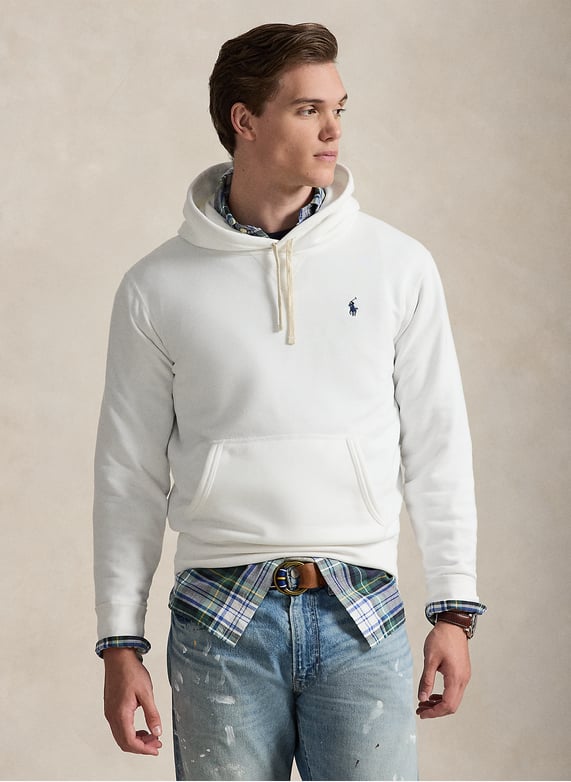 Sweat à capuche en coton mélangé Blanc Polo ralph lauren - Homme | Place des Tendances Sweat à capuche en coton mélangé Blanc Polo ralph lauren - Homme | Place des Tendances
