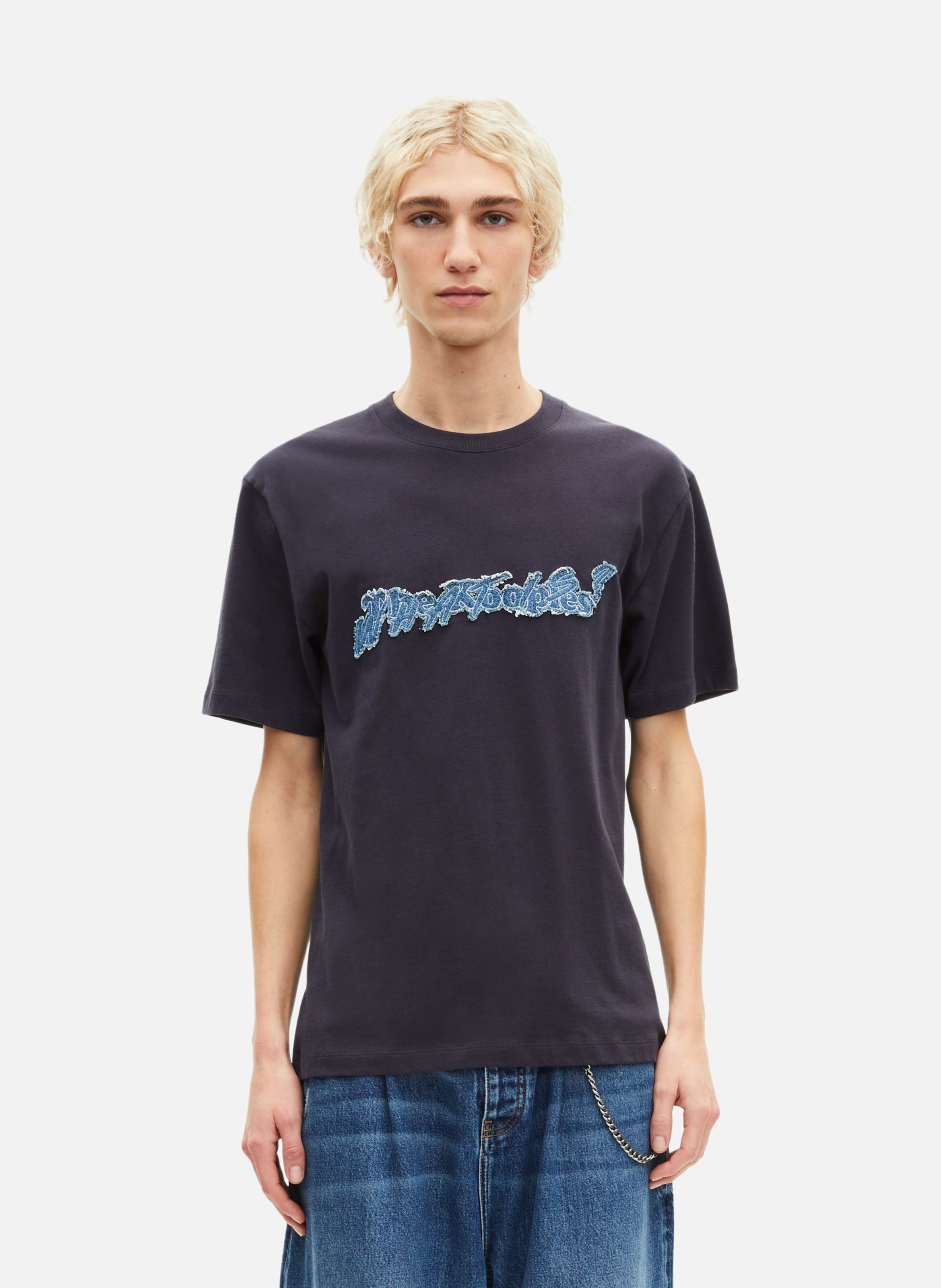 T-shirt what is denim THE KOOPLES Bleu