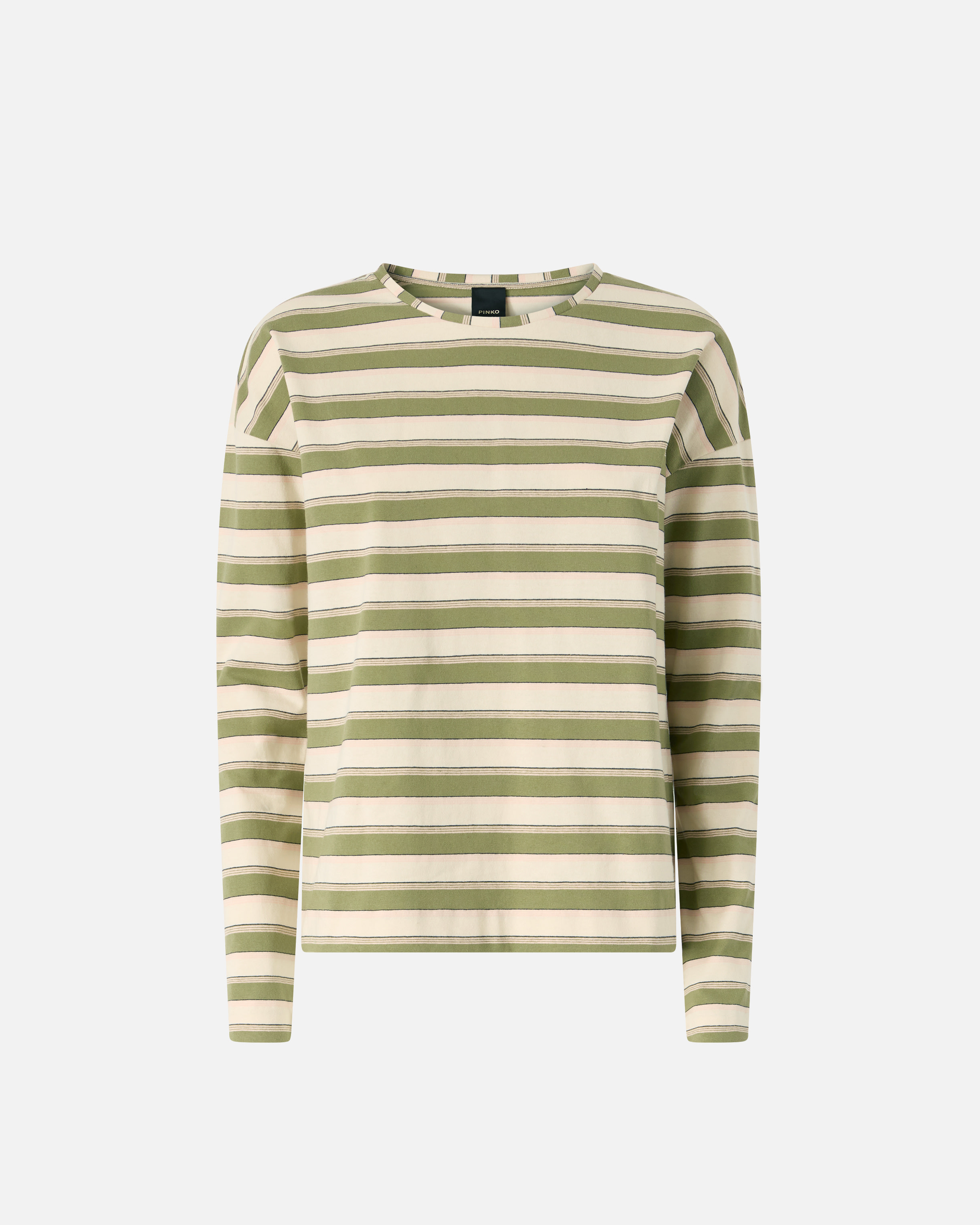 Pull en jersey rayé avec col structuré PINKO Multicolore