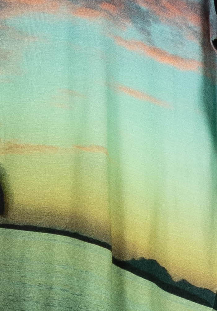 Tommy Badge T-shirt AGNES B. - Seconde Main Multicolored