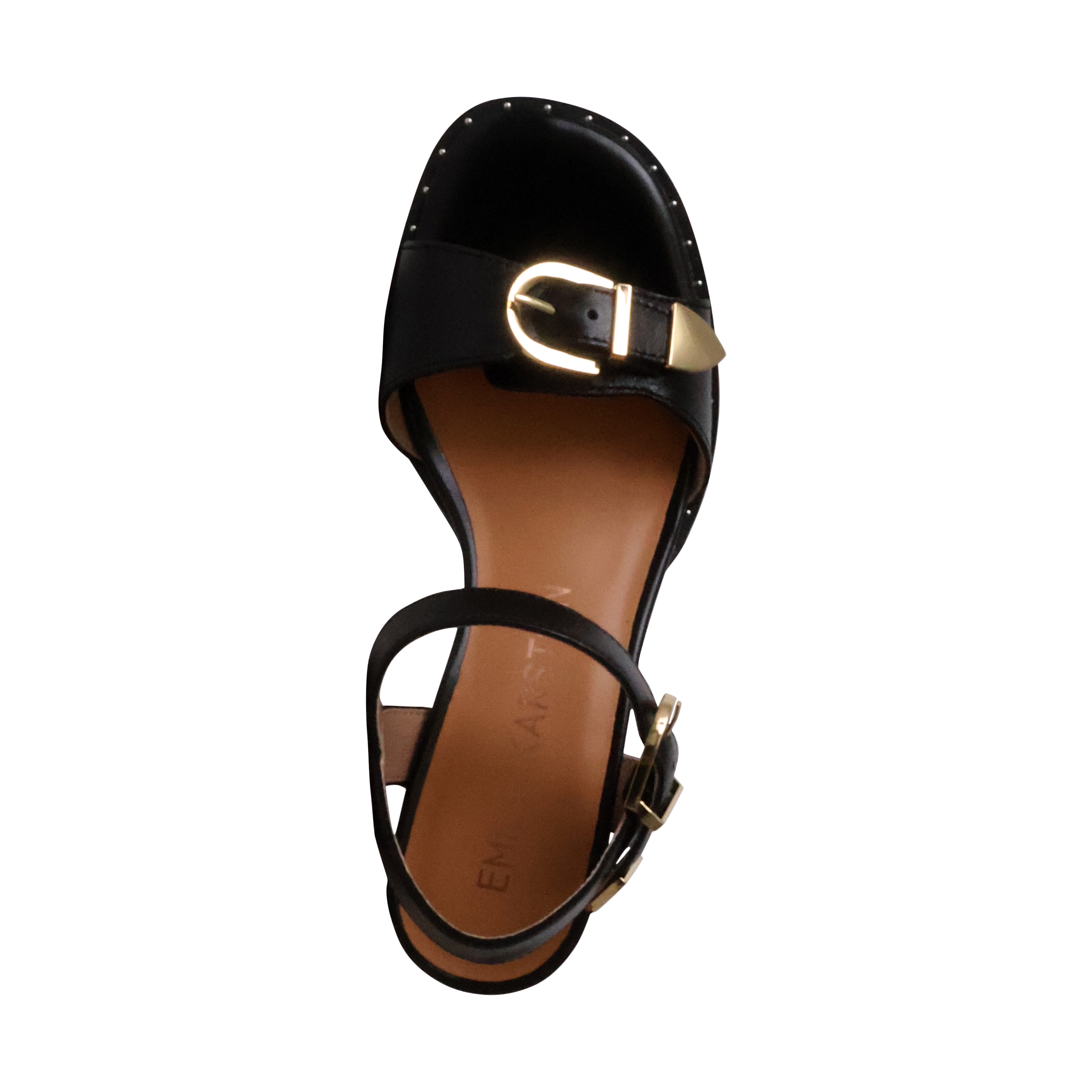 Leather heeled sandals - Keith EMILIE KARSTON Black