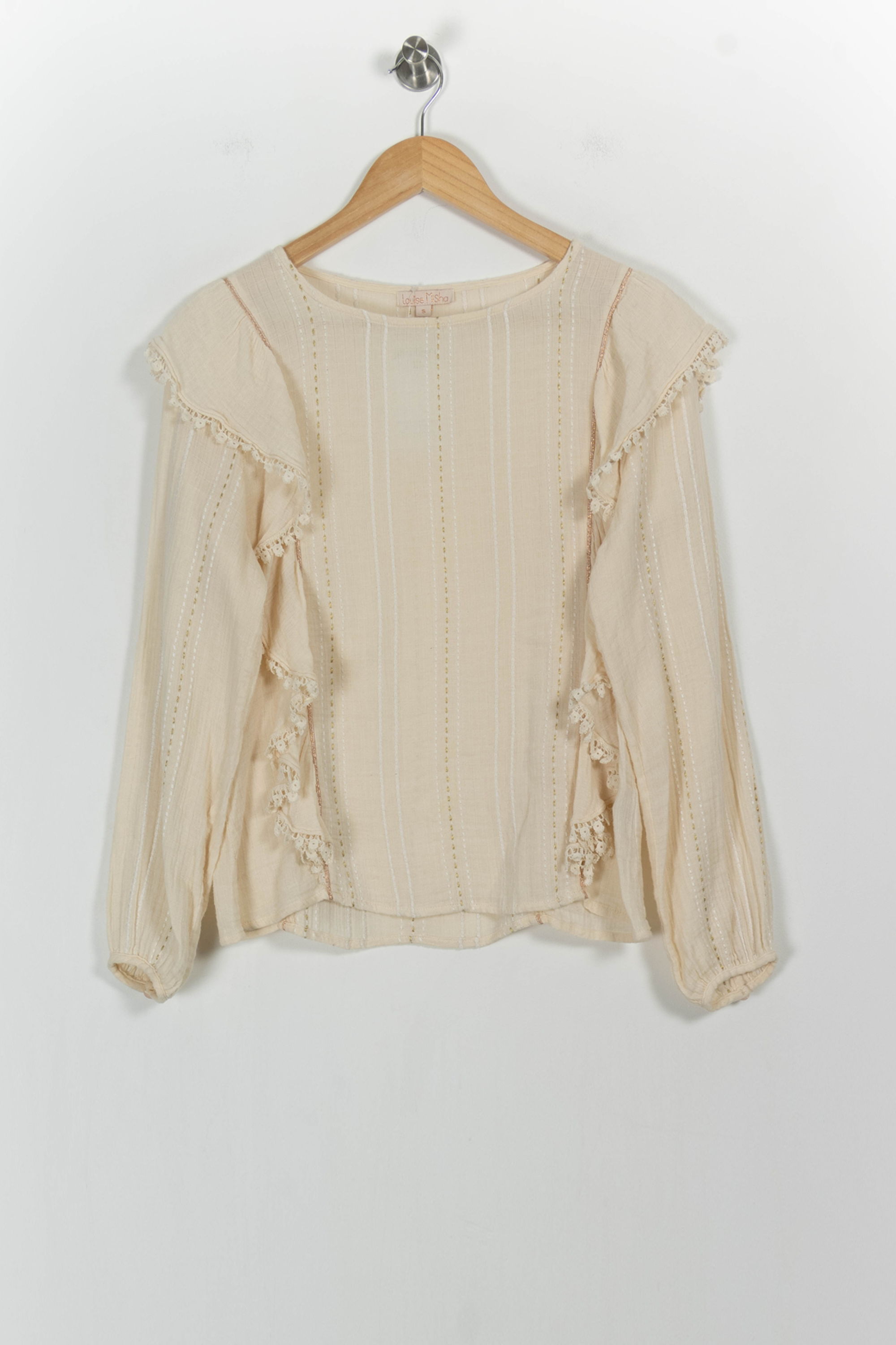 Blouse LOUISE MISHA - Seconde Main Beige