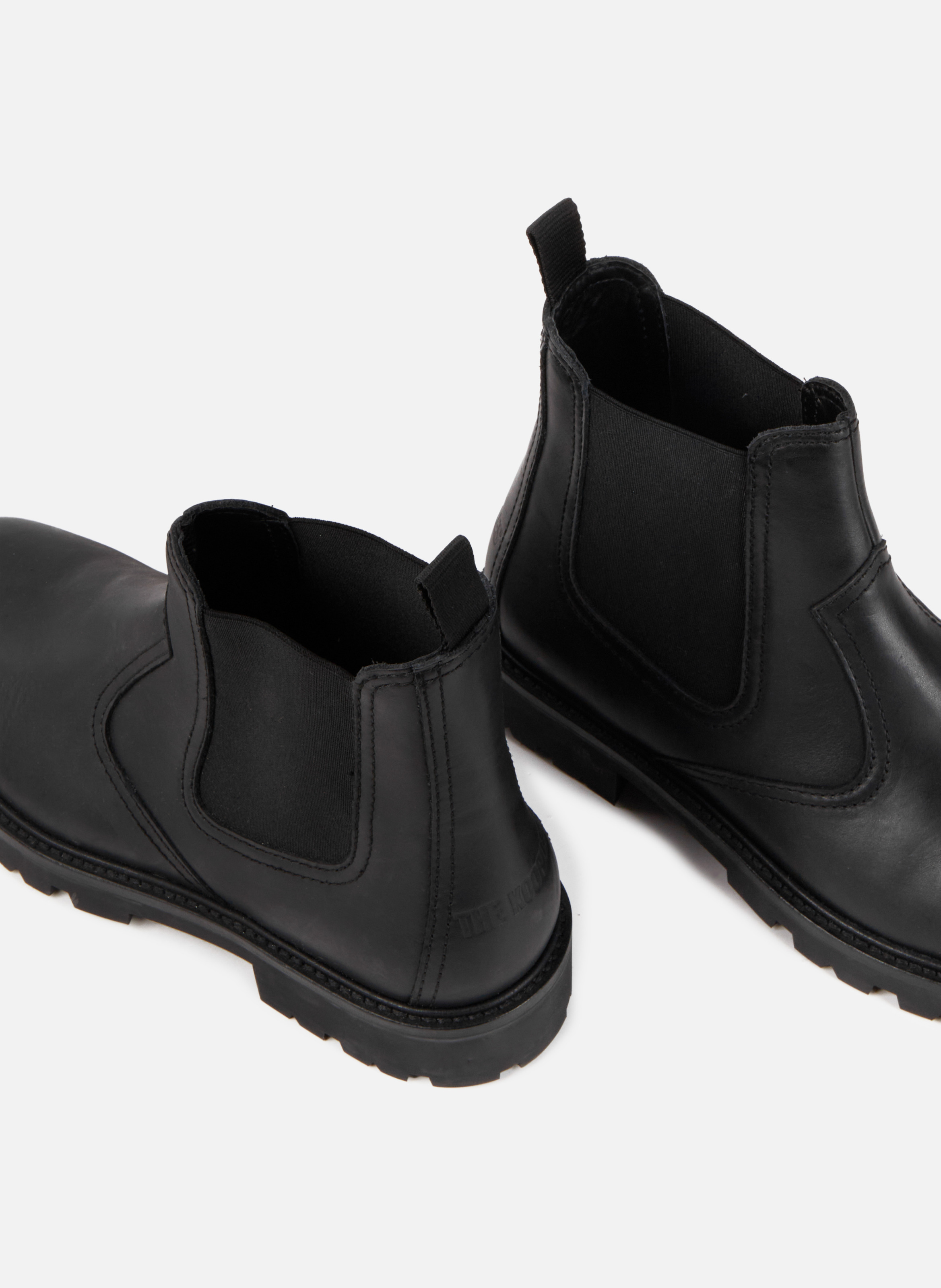 Leather Chelsea boots THE KOOPLES Black