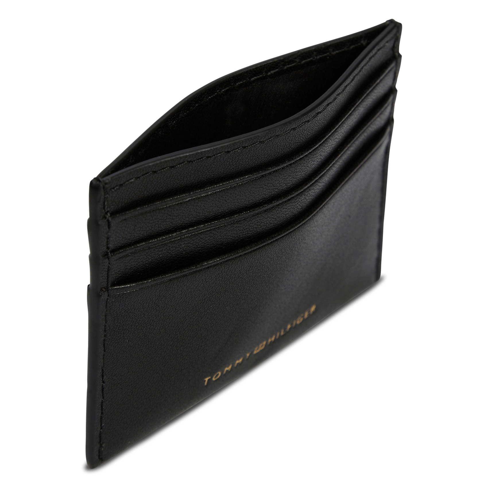 Porte-cartes en cuir TOMMY HILFIGER Noir