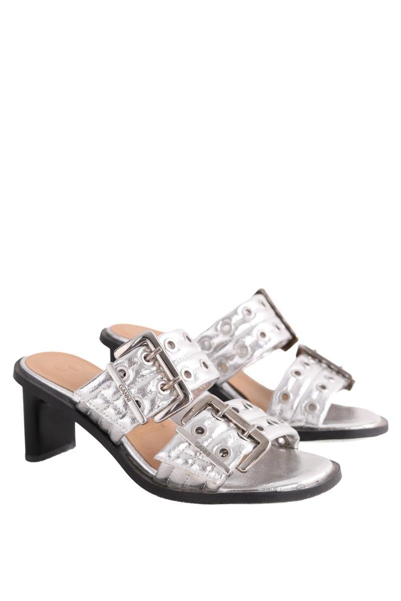 Heels GANNI - Seconde Main Silver