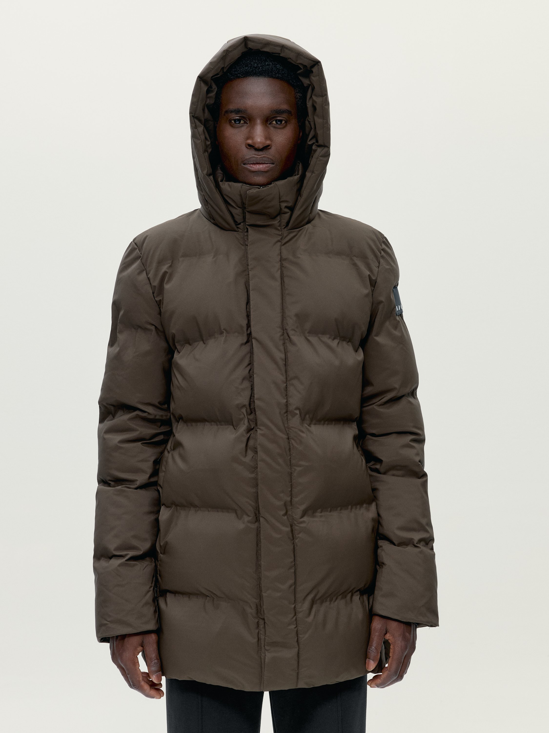 Men's Sport Coat SAIKO 2.0 with Waterproof Hood BORN Brown
