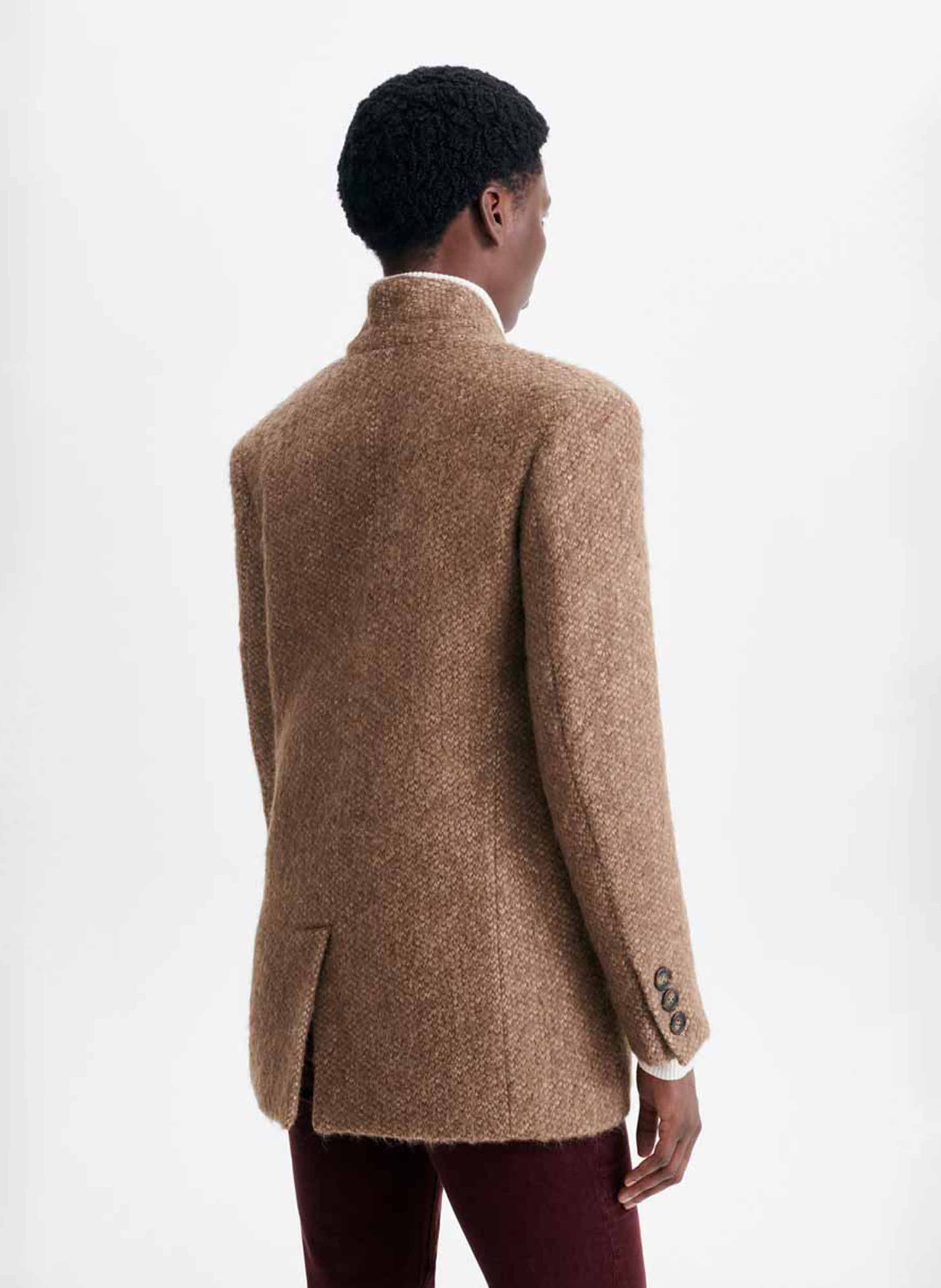 Veste droite col tailleur  VANESSA BRUNO Marron
