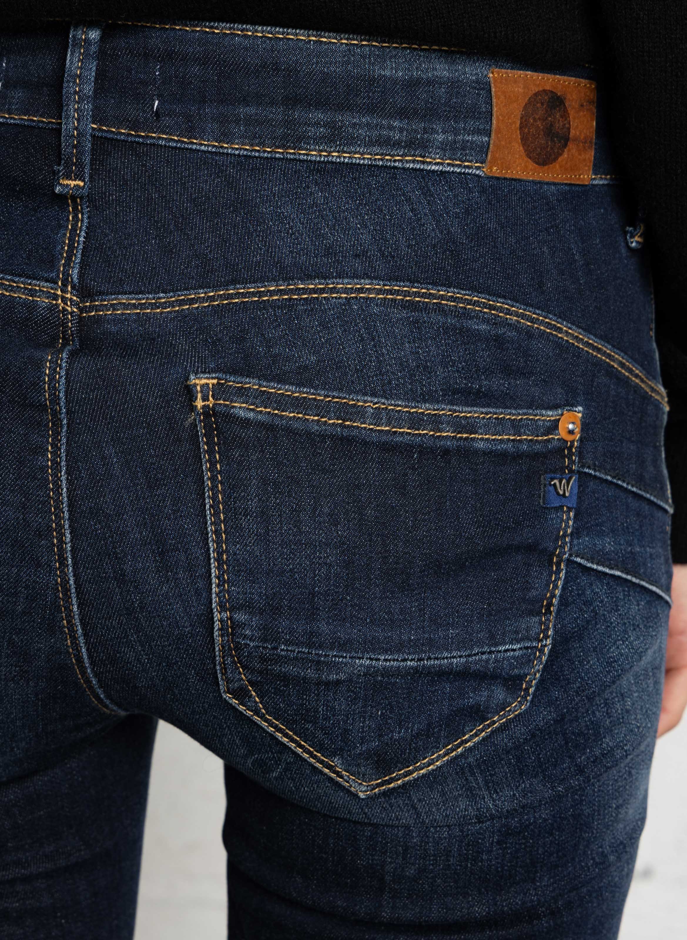 Slimfit-Jeans mit 5 Taschen LE TEMPS DES CERISES Blau