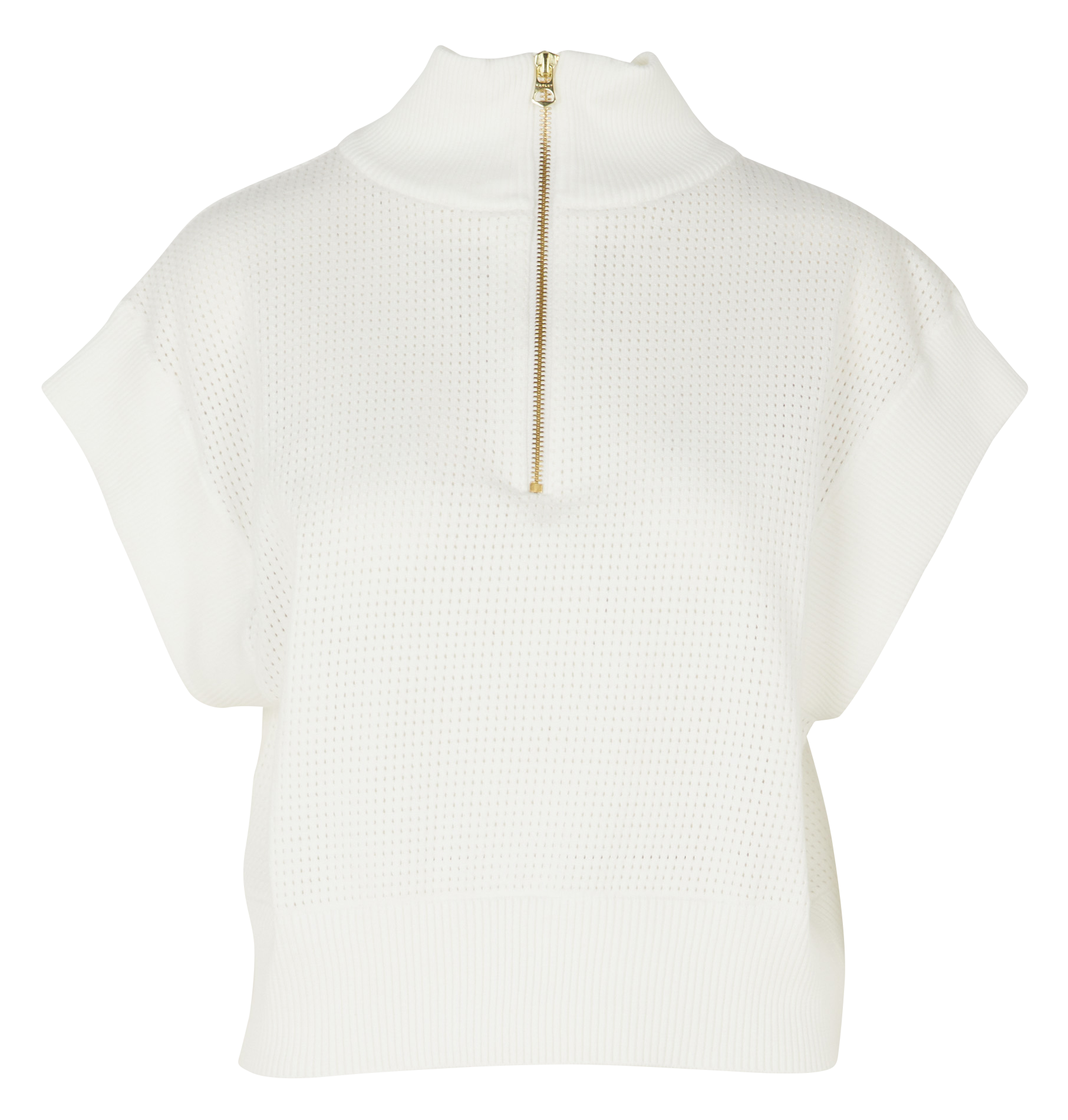 Weit geschnittener Pullover aus Baumwolle mit Stehkragen VARLEY Weiss