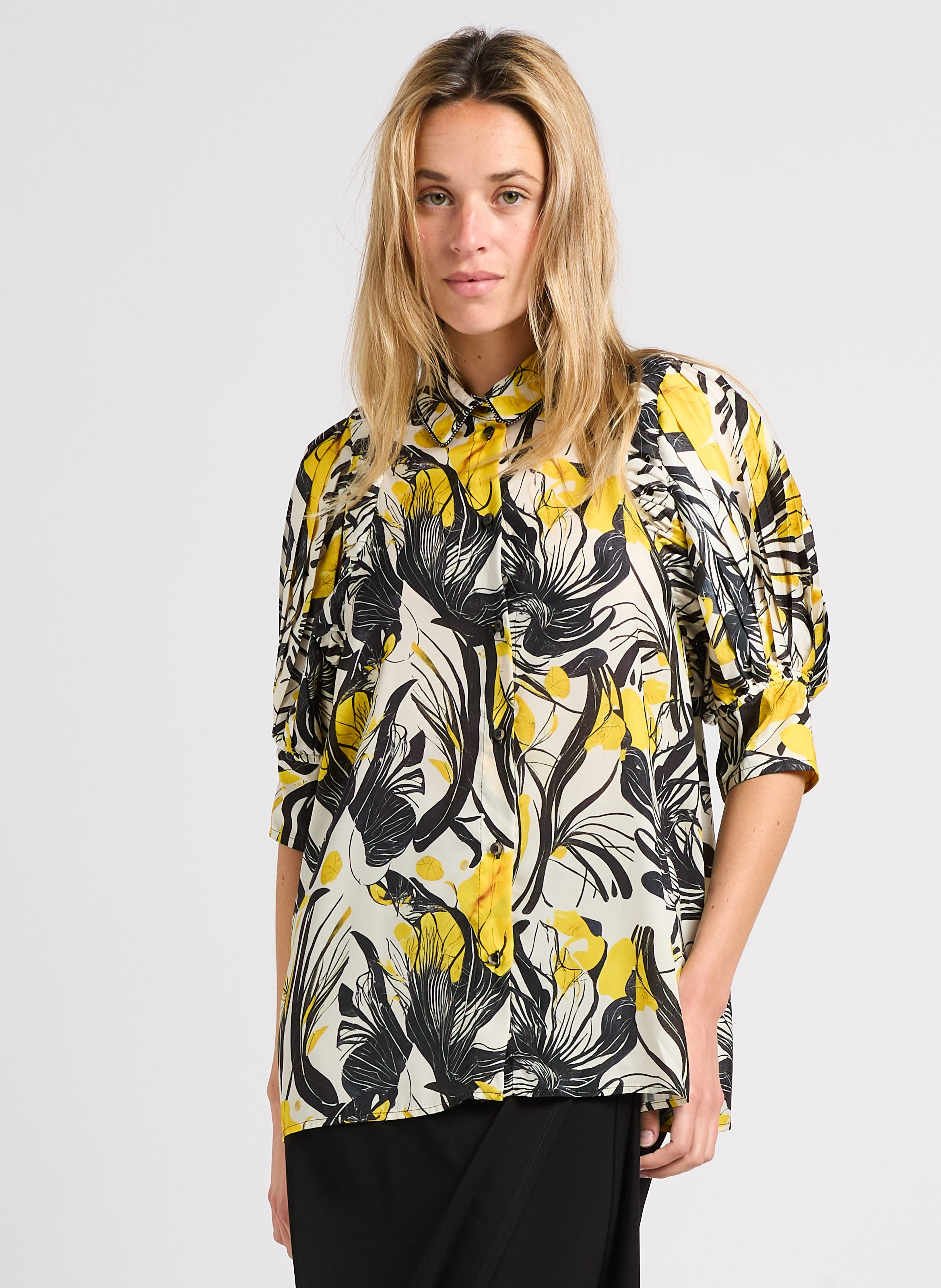 Aansluitende bedrukte blouse HEIMSTONE Veelkleurig