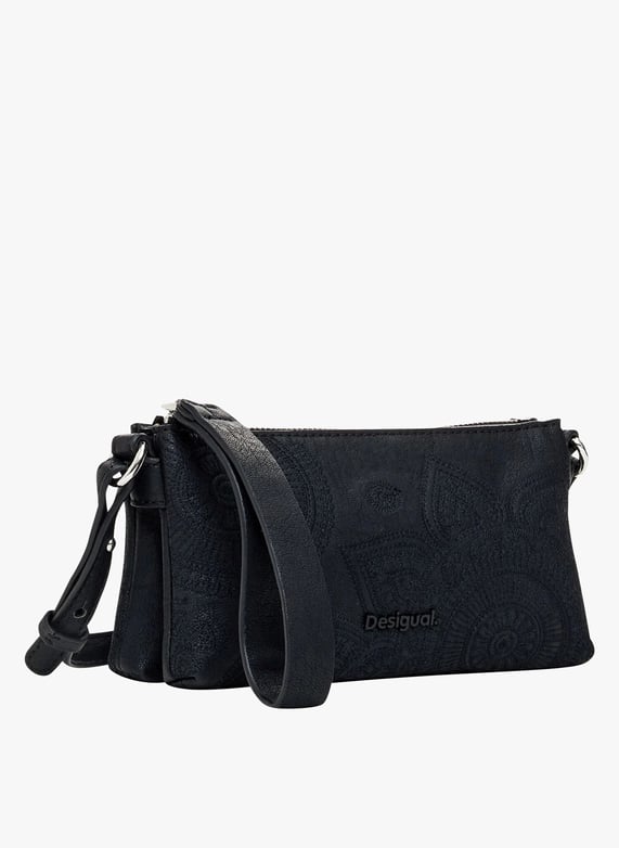 Bandoulière Sac Desigual En Cuir Sac Bandoulière Brodé Effet Cuir