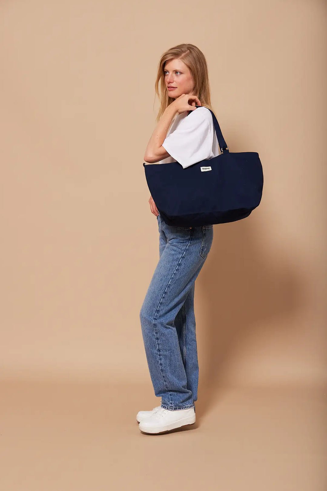 Cotton tote bag HINDBAG Blue