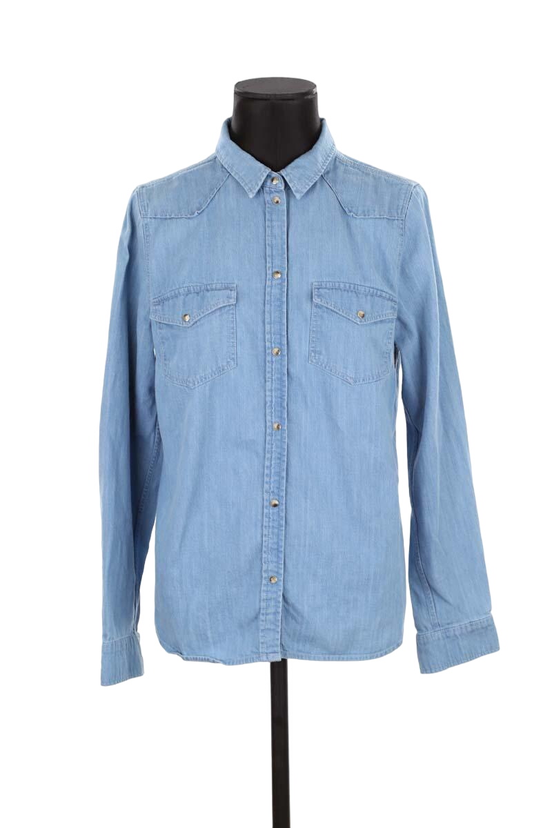 Cotton shirt SEZANE - Seconde main Blue