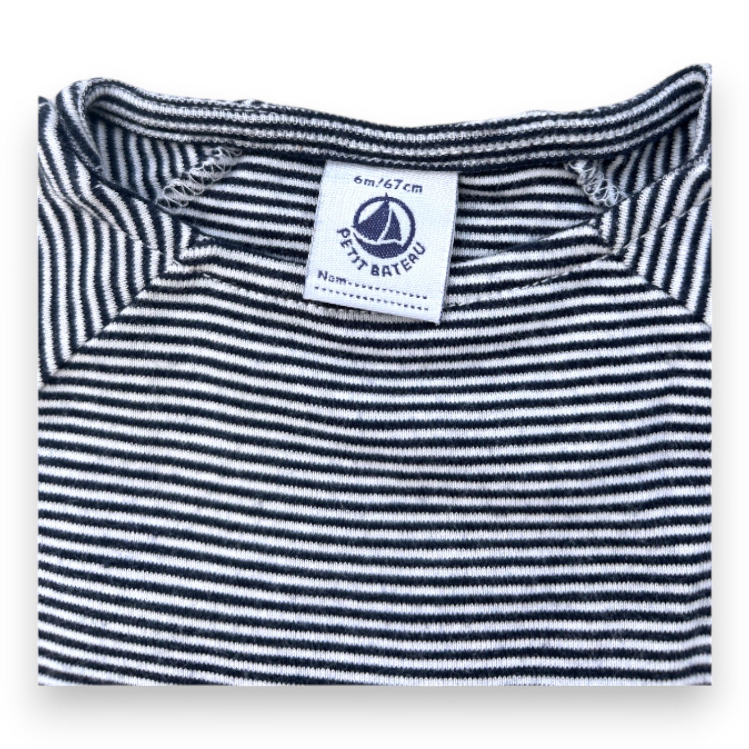Blue baby dress - 6 months PETIT BATEAU - Seconde Main Blue