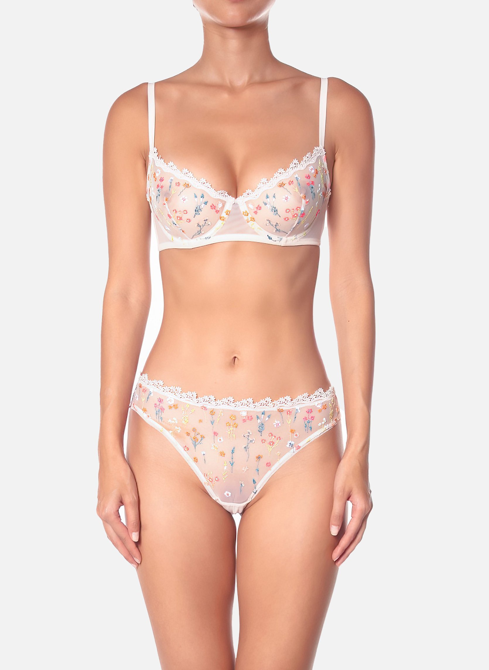 Cotton tanga HUIT White