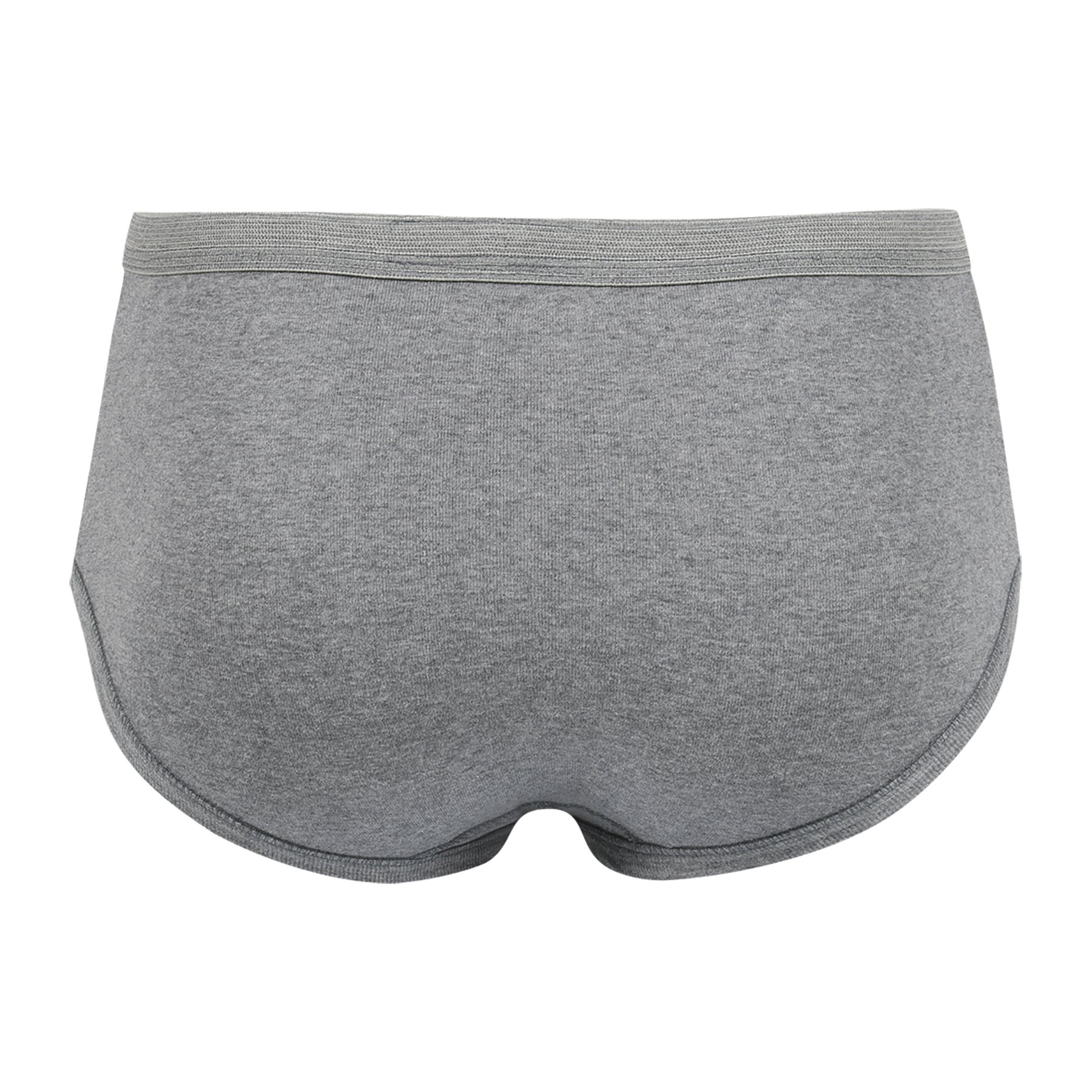 High-rise open premium pure cotton panties EMINENCE Grey