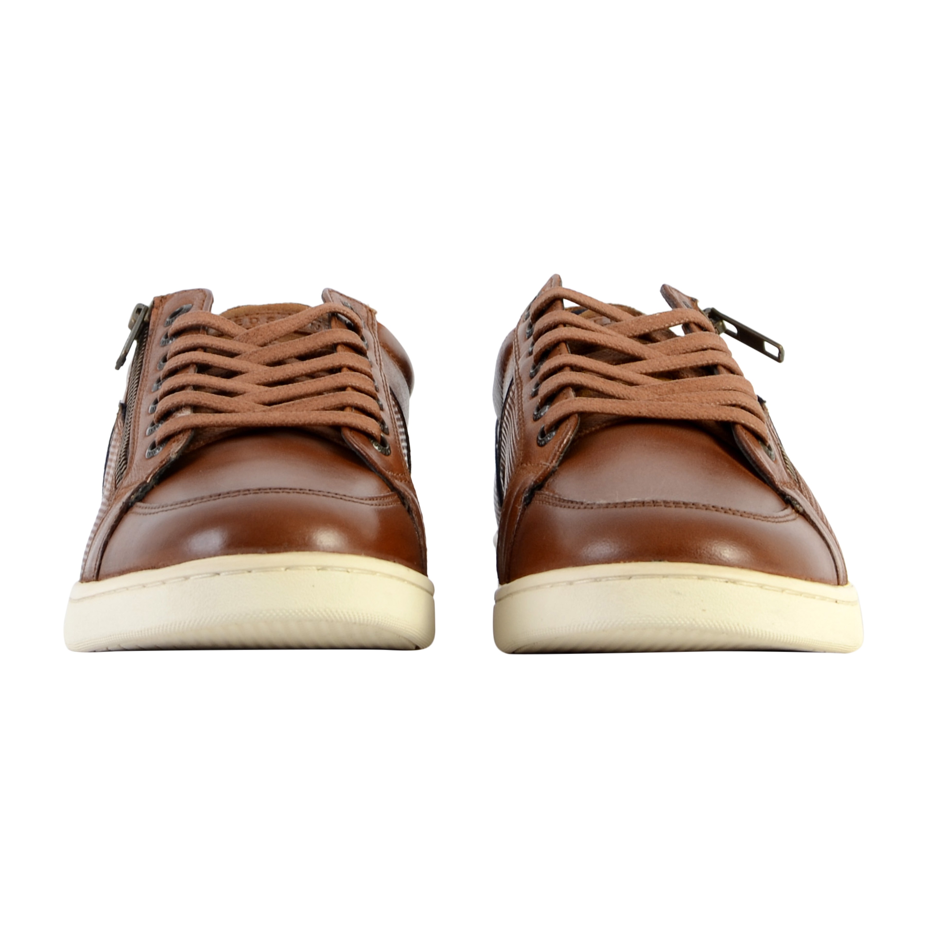 Leather distracted sneakers REDSKINS Brown