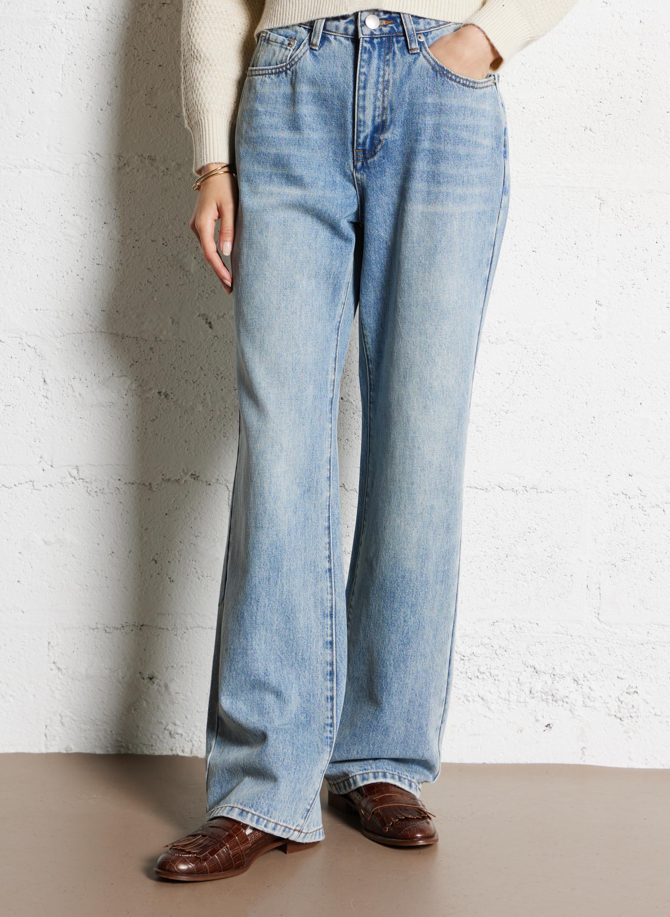 Csally - Gerade geschnittene Baumwollhose SUNCOO