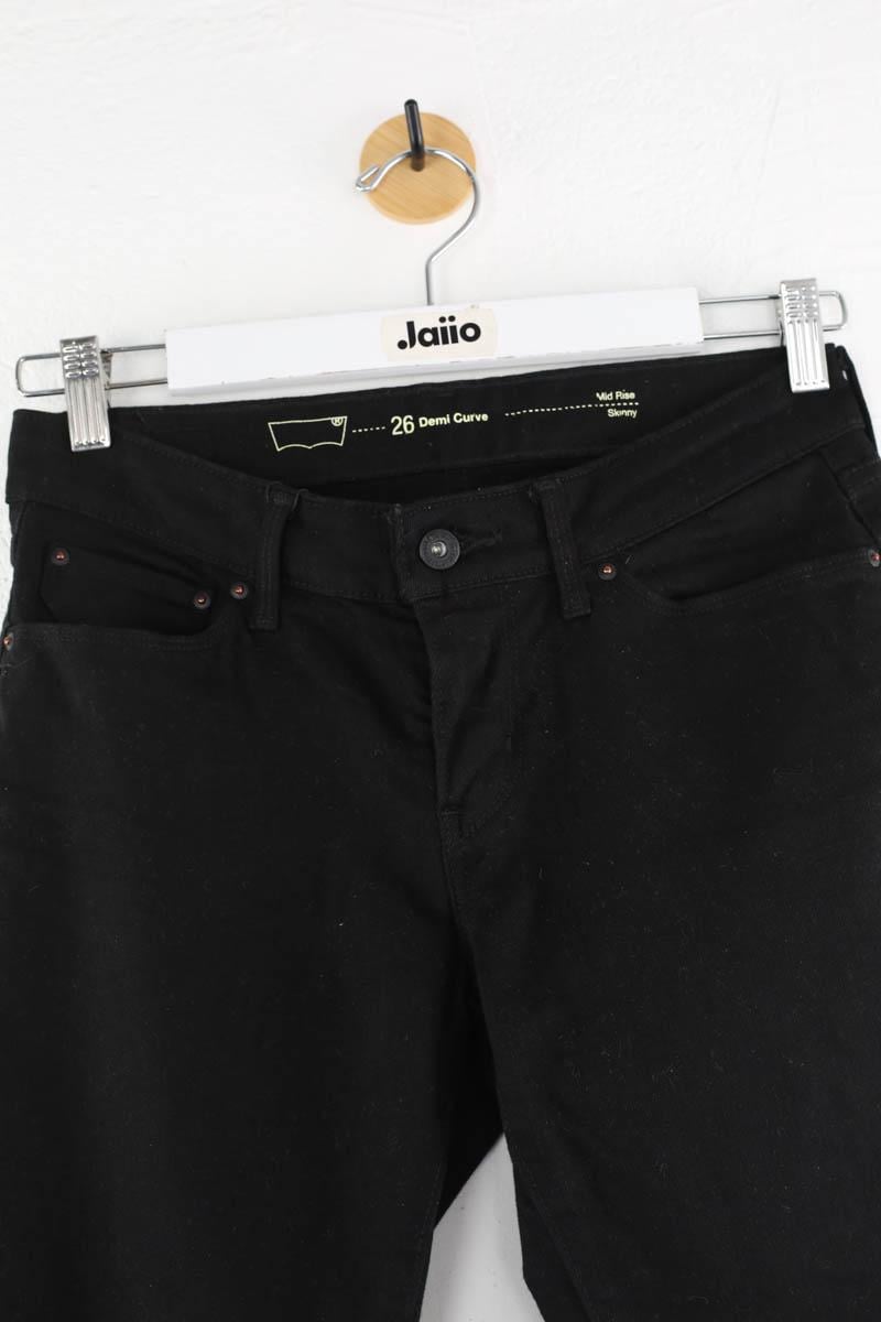 Cotton skinny jeans LEVI'S - Seconde main Black