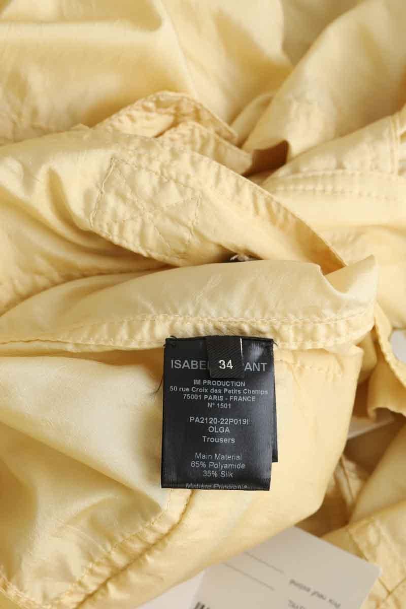 Yellow pants ISABEL MARANT - Seconde Main Yellow