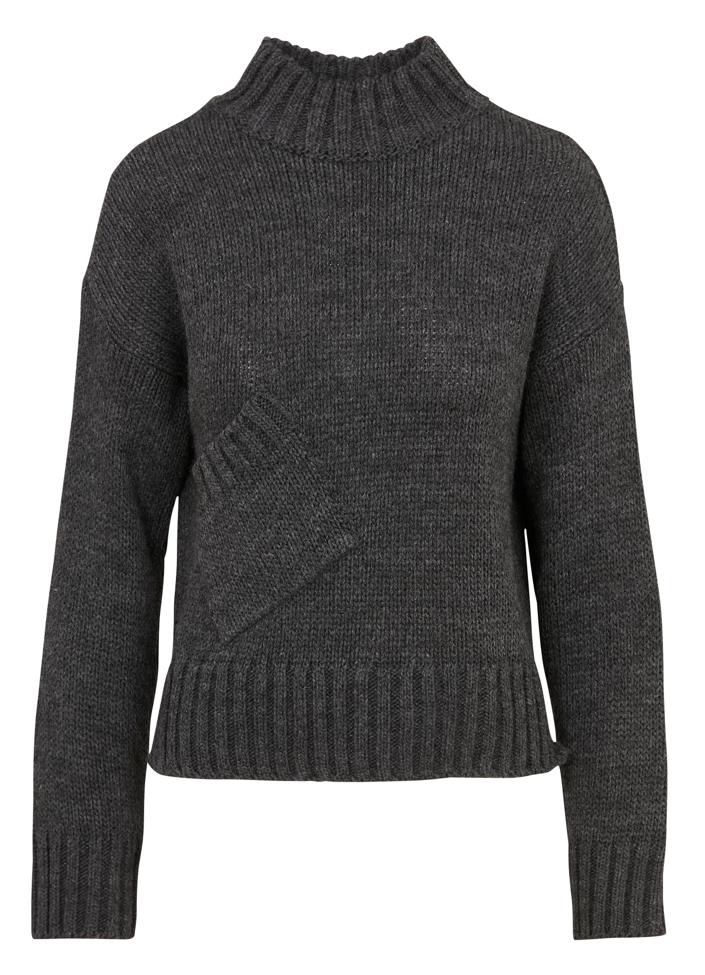 Kurzärmliger Pullover mit Rundhalsausschnitt HUMILITY Silber