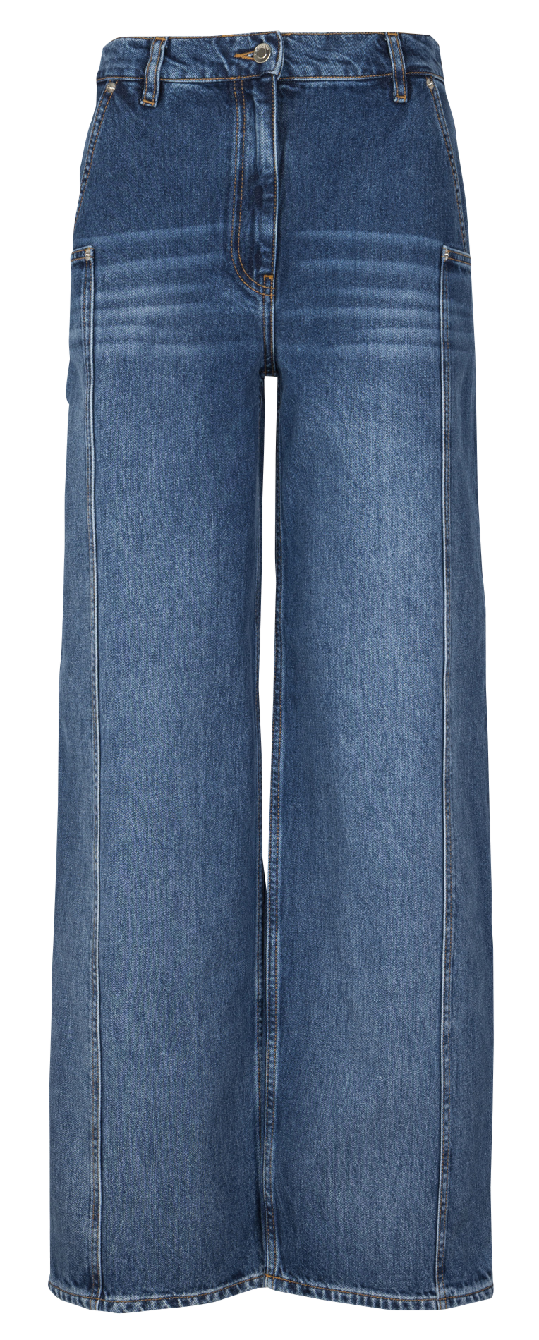 Wide-leg cotton denim jeans IRO Blue