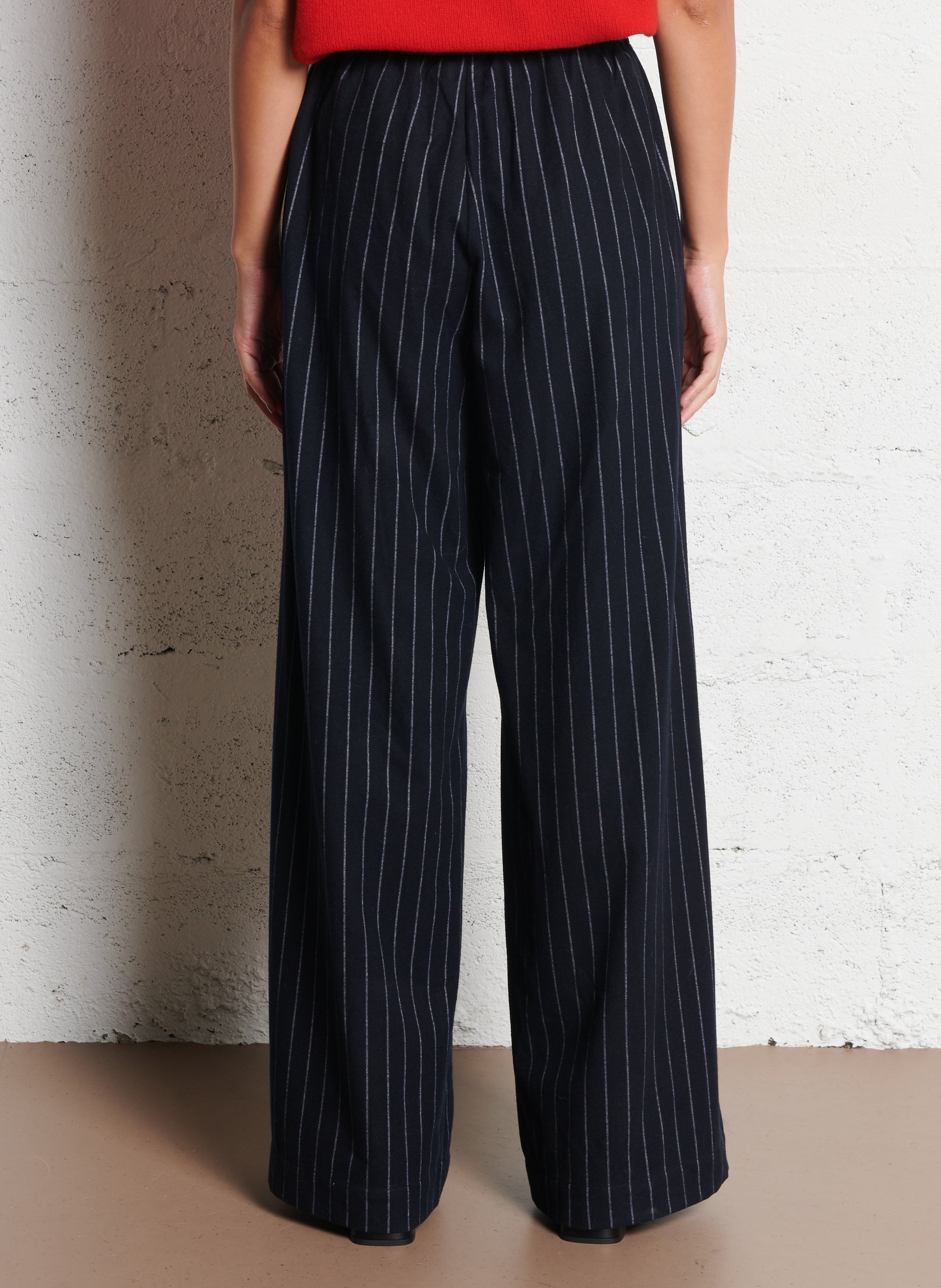 Wijde, gestreepte broek BELLEROSE Gestreepte