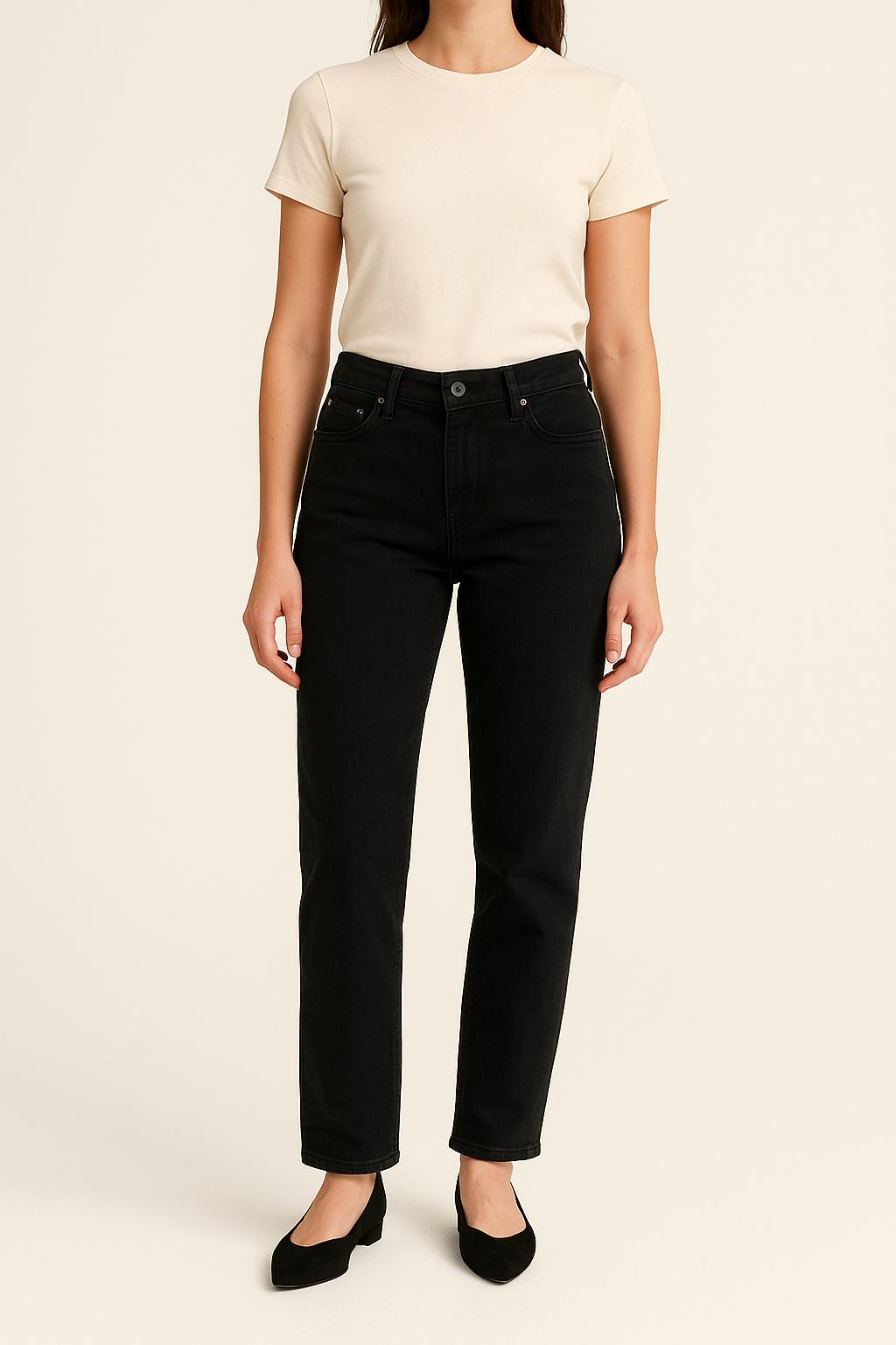 Cropped slim jeans with studs LEVI'S - Seconde main Black