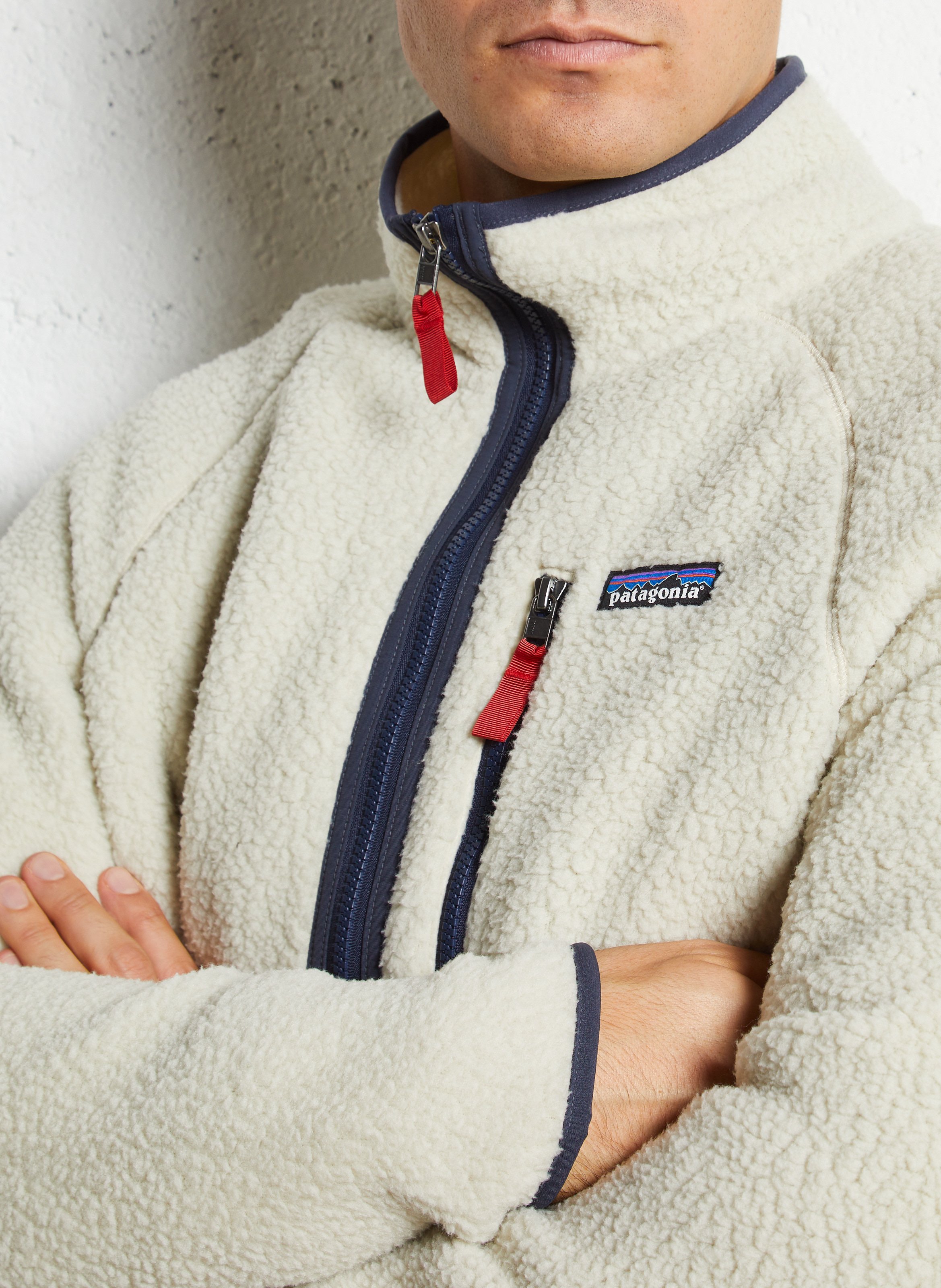 Textured high-neck fleece PATAGONIA Blue