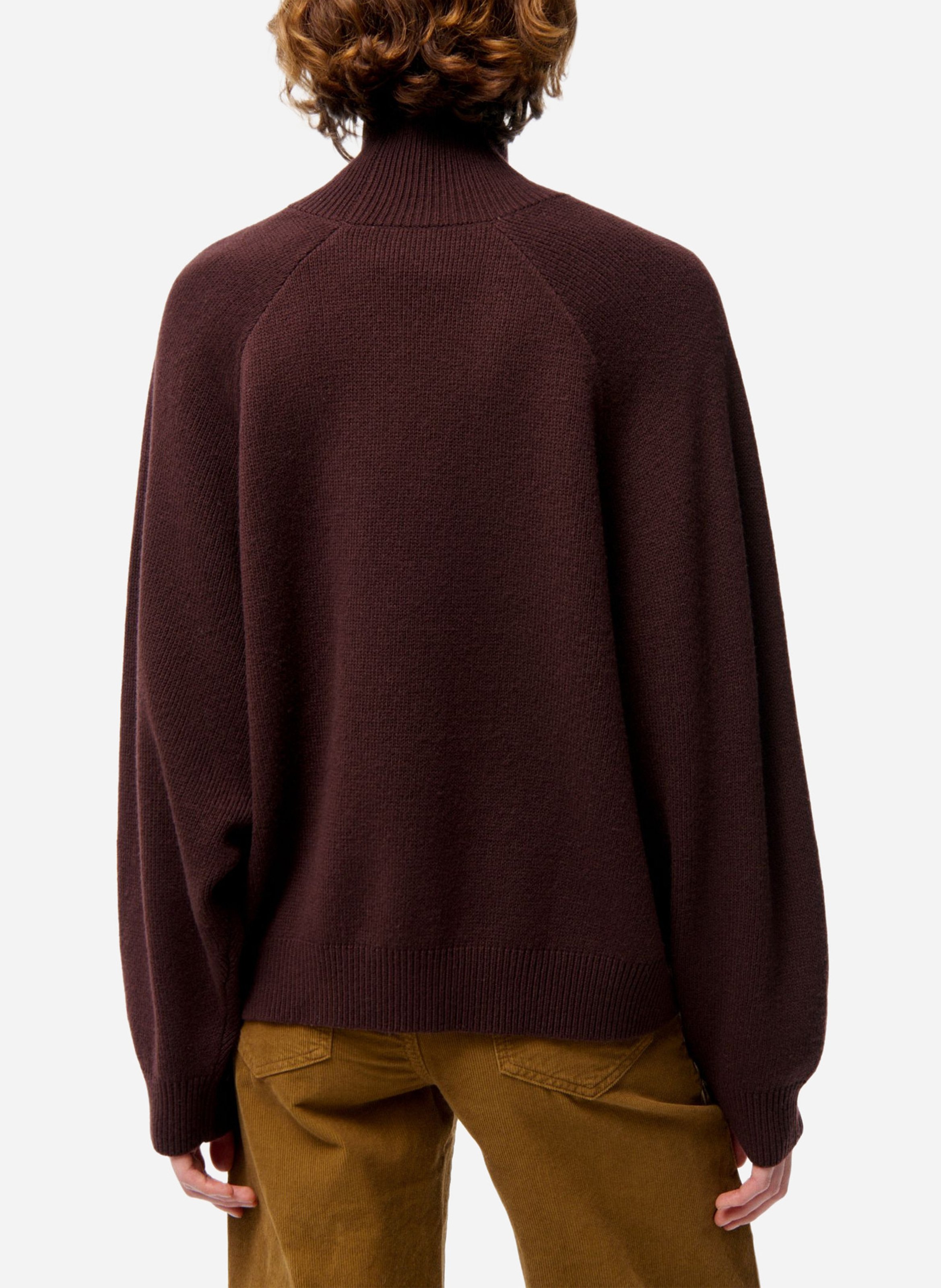 Pull col roulé en laine  VANESSA BRUNO Marron