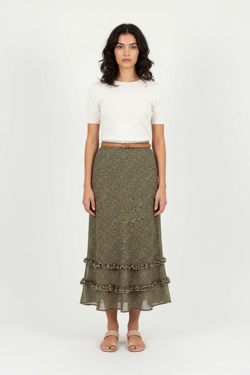 Long skirt COMPTOIR DES COTONNIERS - Seconde main Green
