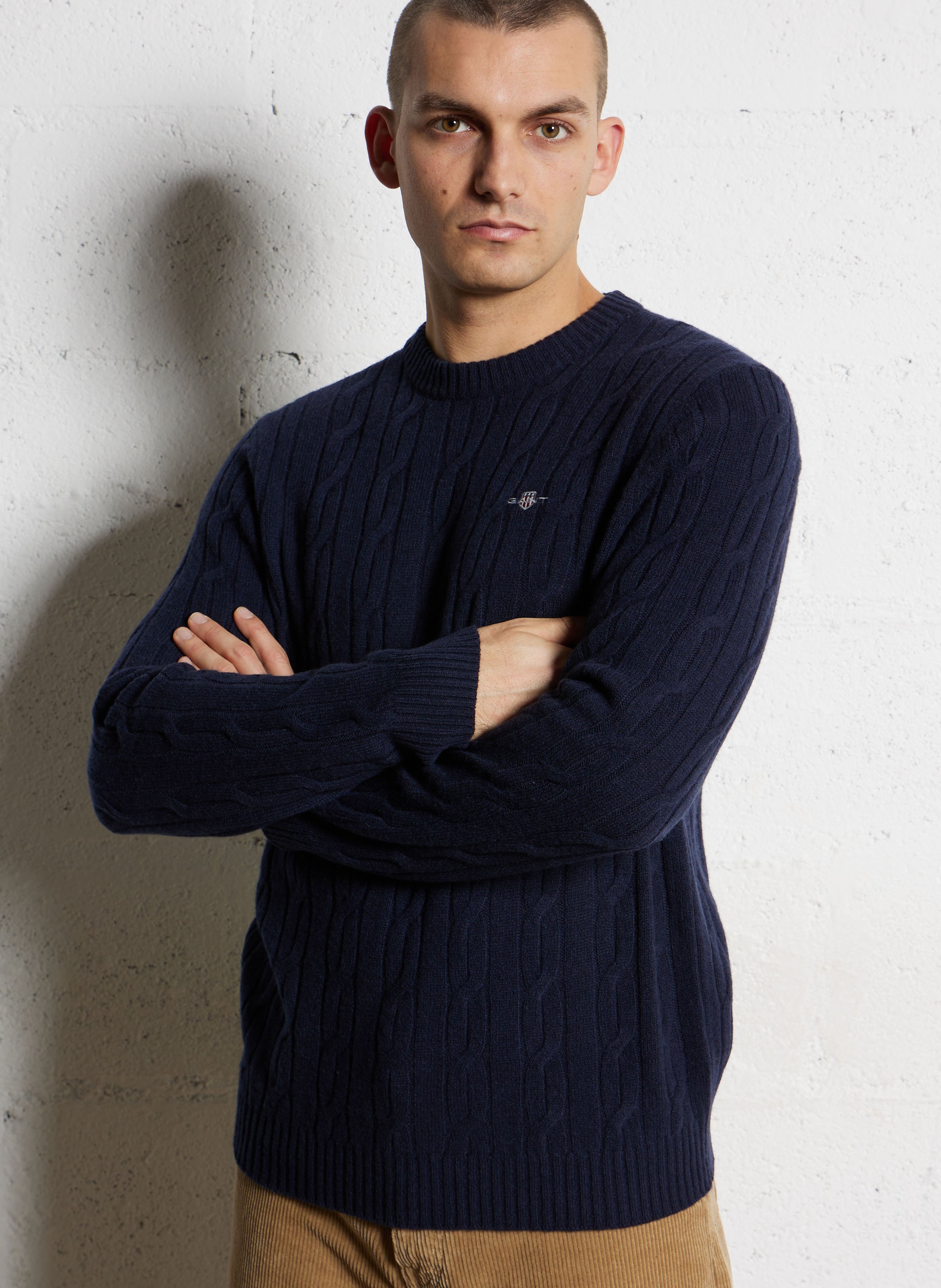 Woleg round-neck oversized wool sweater GANT