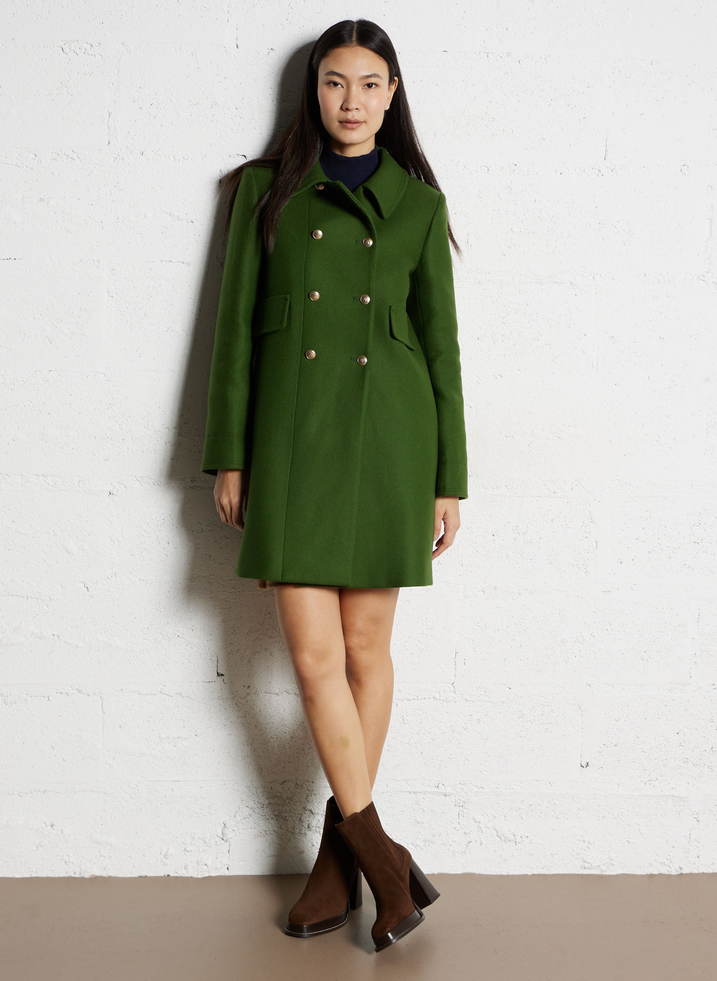 Bottines en cuir velours BOBBIES Marron